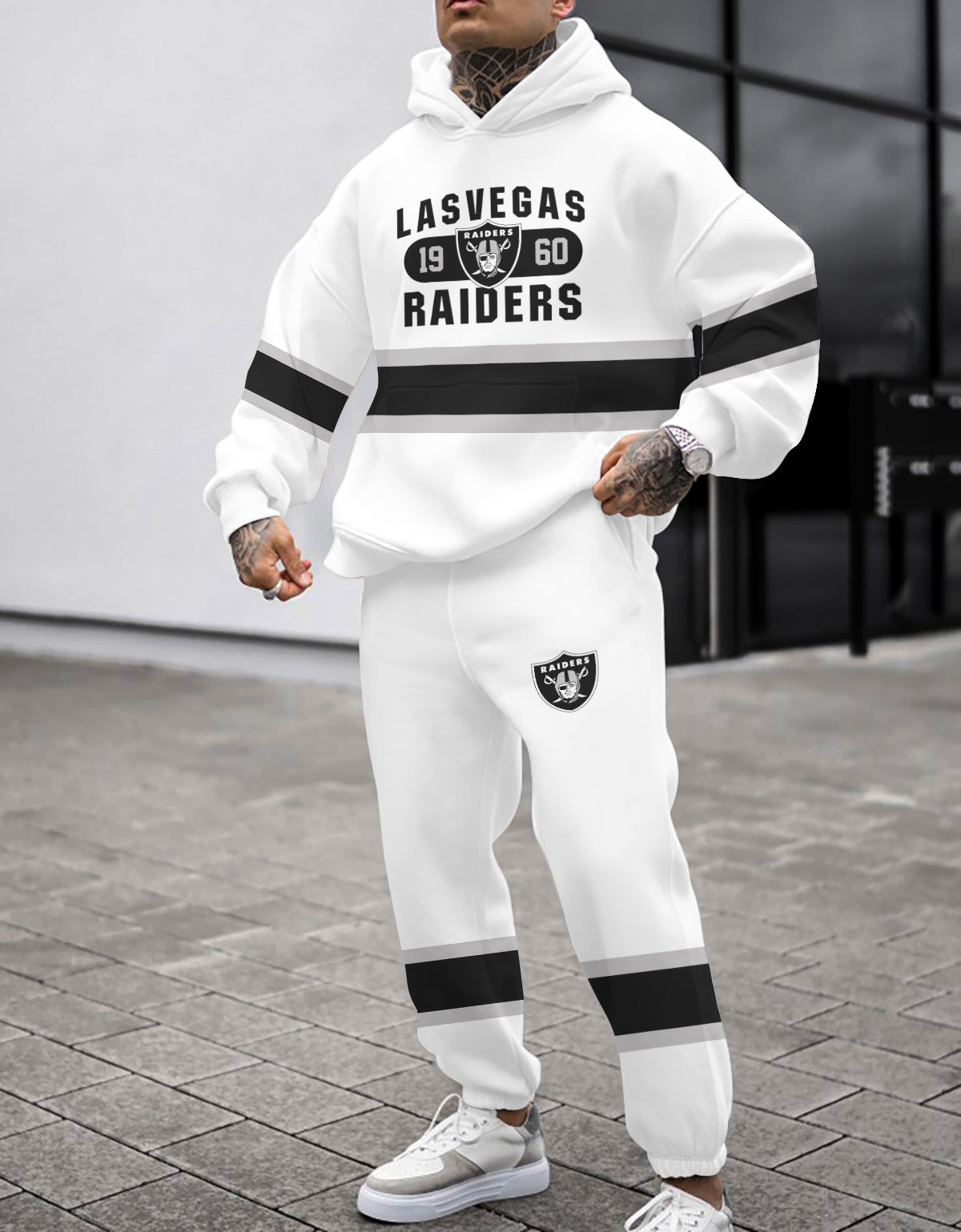 Las Vegas Raiders 3D Printed Pullover Hoodie And Sweatpant 2pcs Tracksuits