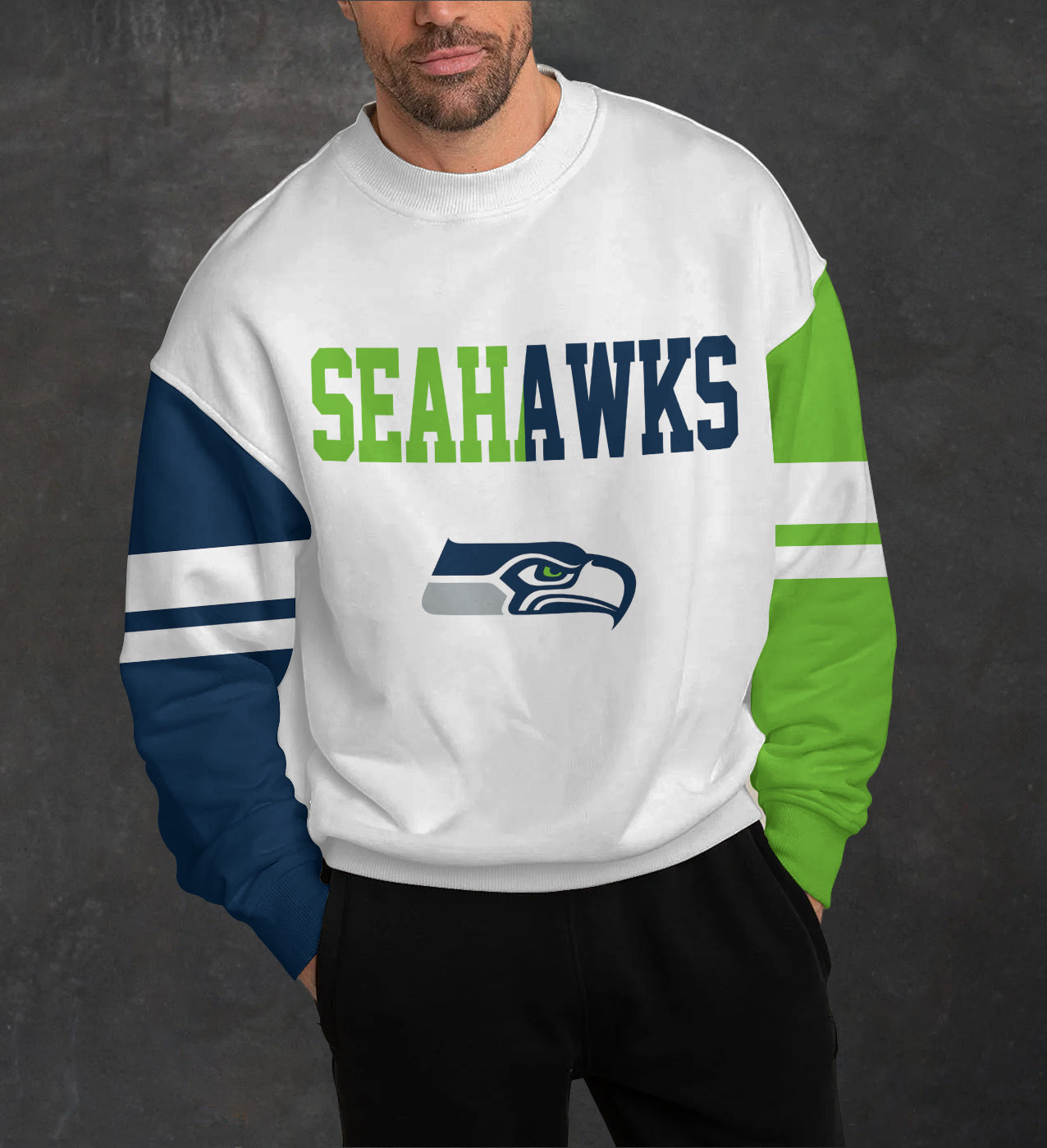 Seattle Seahawks 3D Limited Edition Crew Neck sweatshirt