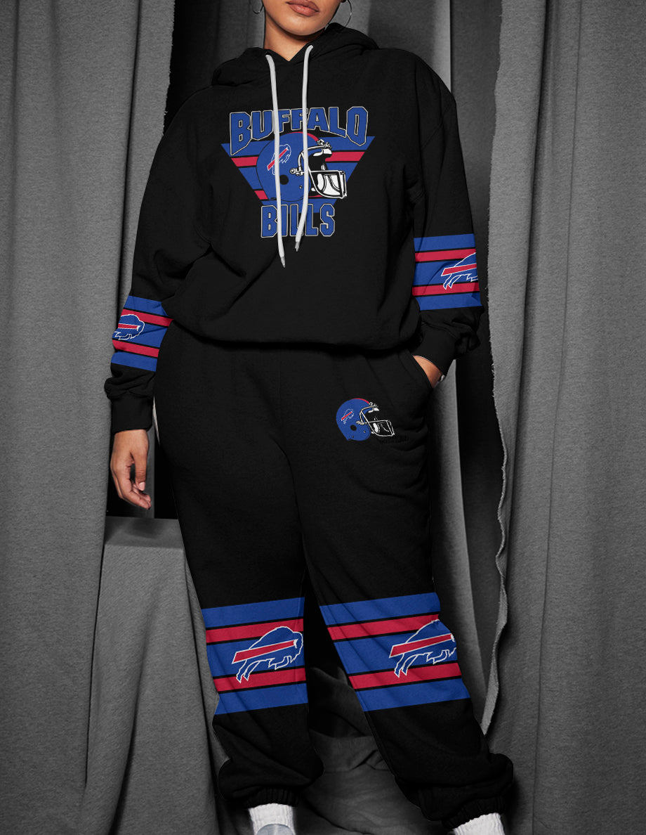 Buffalo Bills 3D Printed Pullover Hoodie And Sweatpant 2pcs Tracksuits