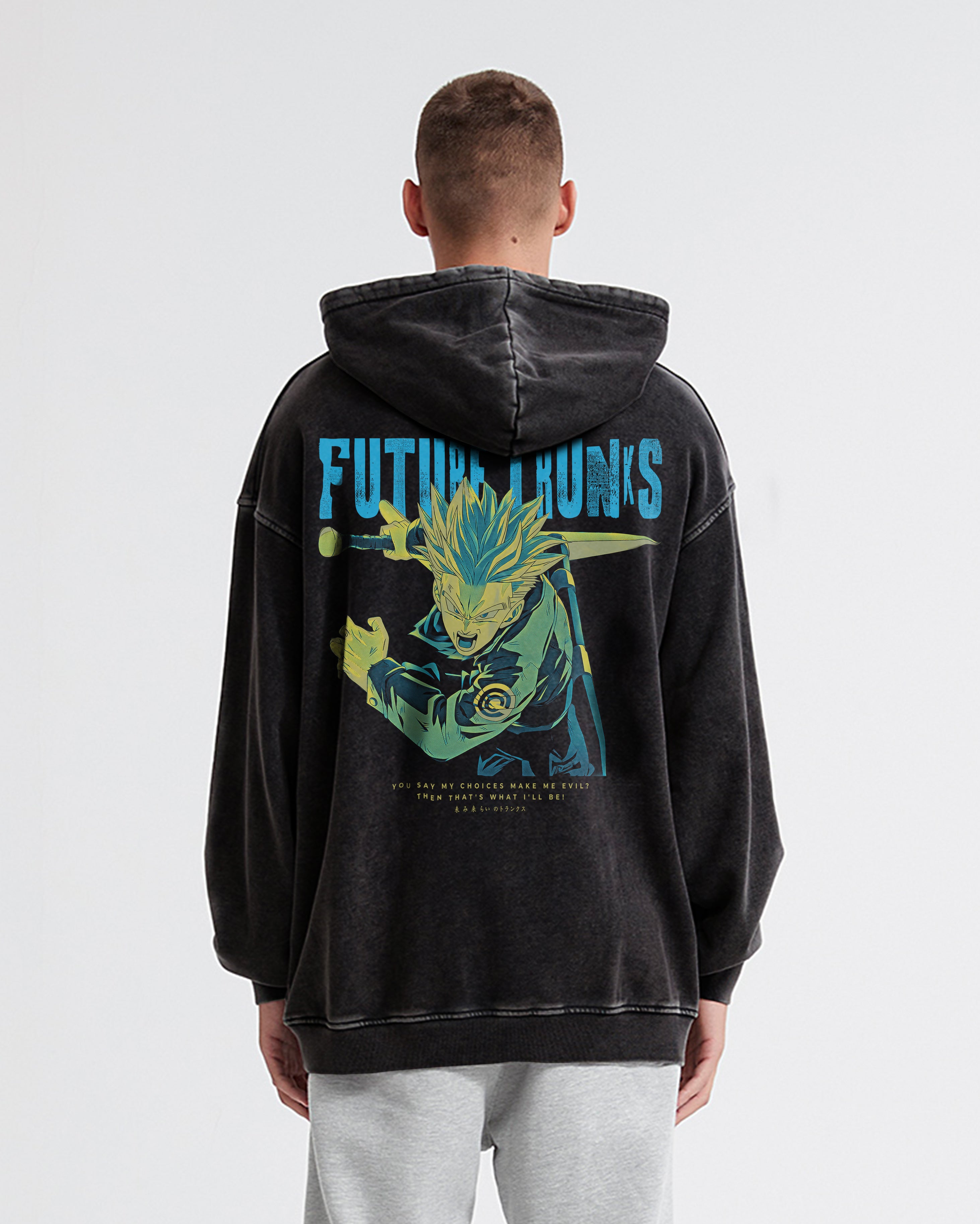 Future Trunks Vintage Hoodie | Dragon Ball Super