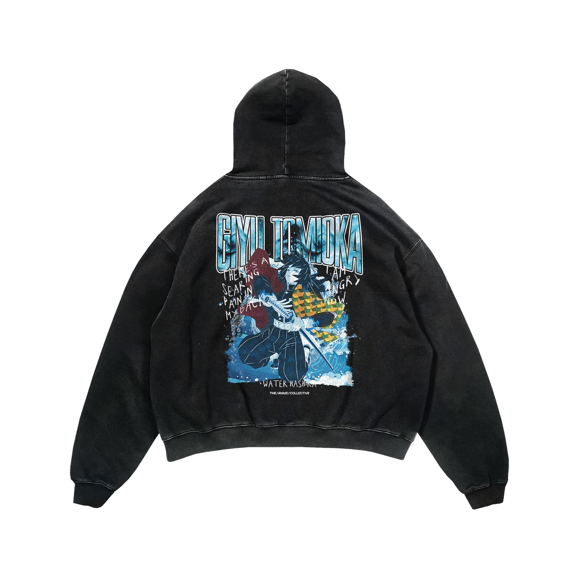 Giyu Vintage Hoodie | Demon Slayer