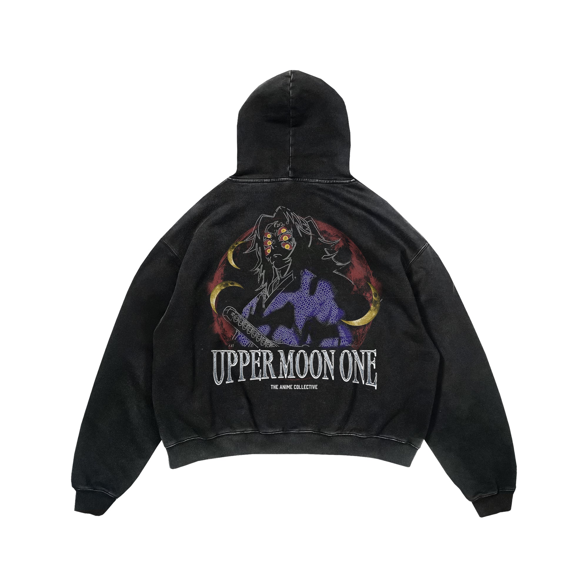 Kokushibo Vintage Hoodie | Demon Slayer