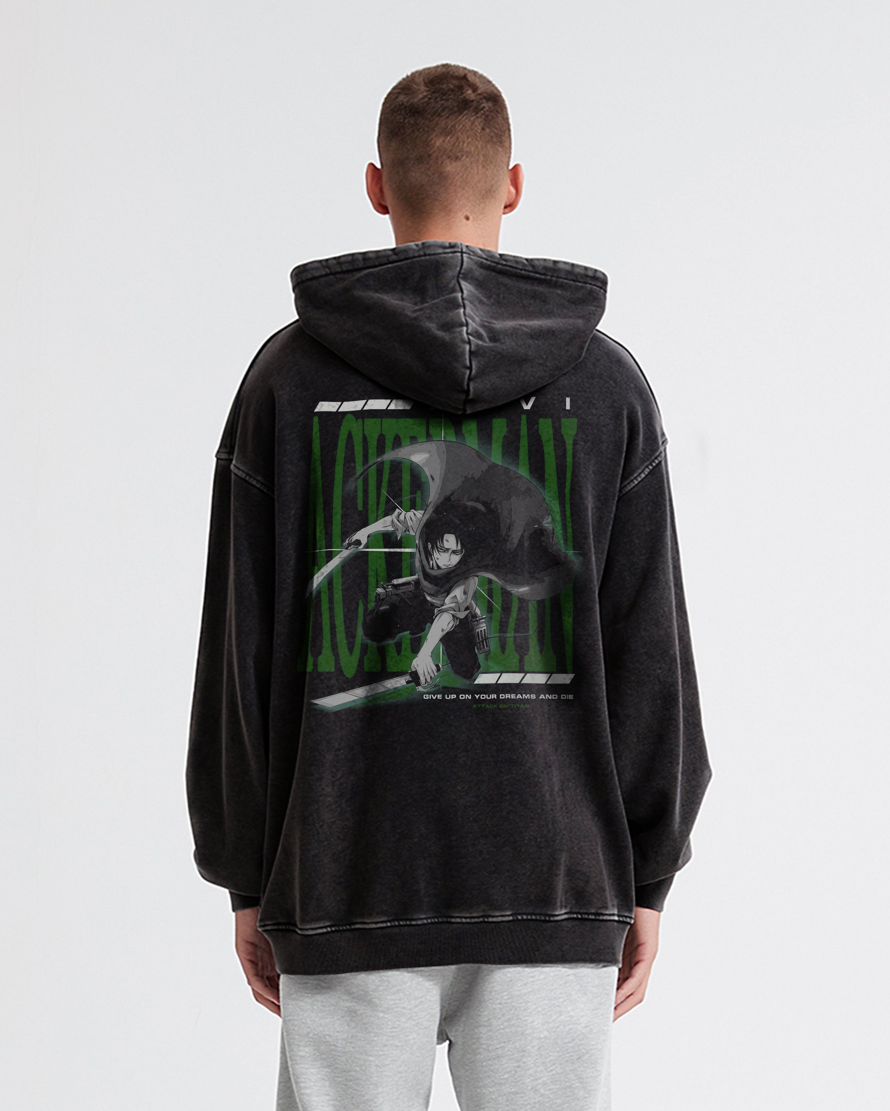 Levi Vintage Hoodie | Attack On Titan