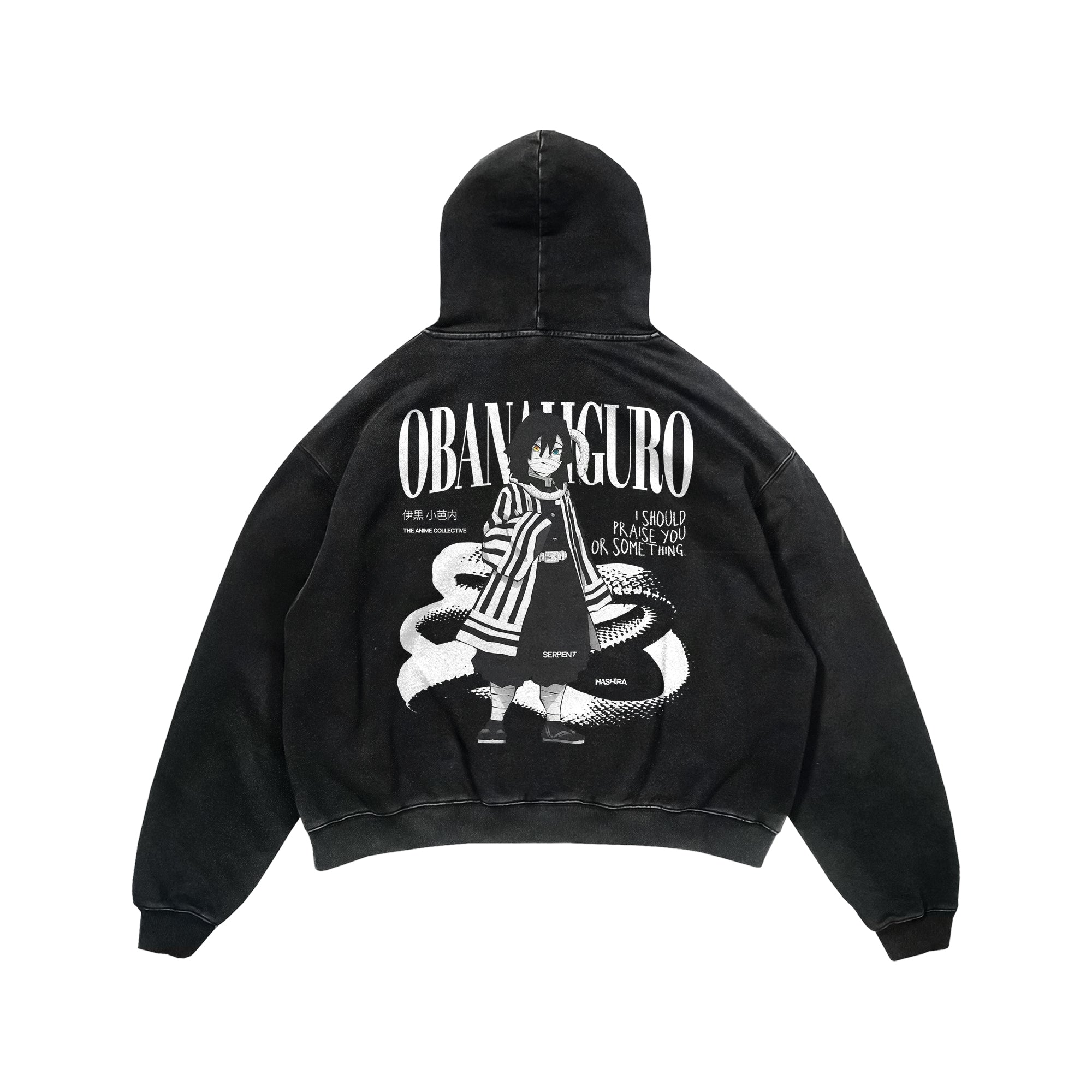 Obanai Vintage Hoodie | Demon Slayer