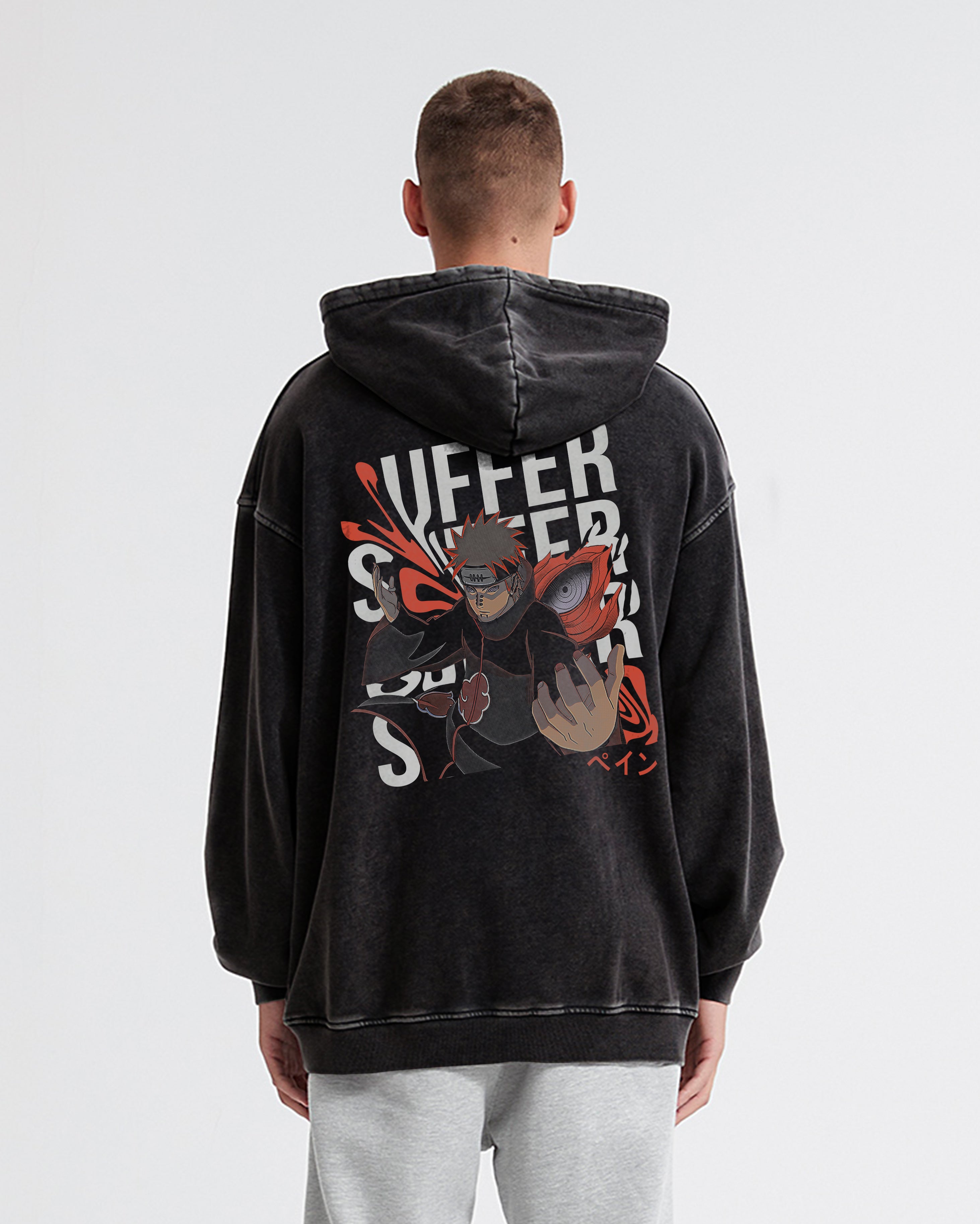 Pain Vintage Hoodie | Naruto