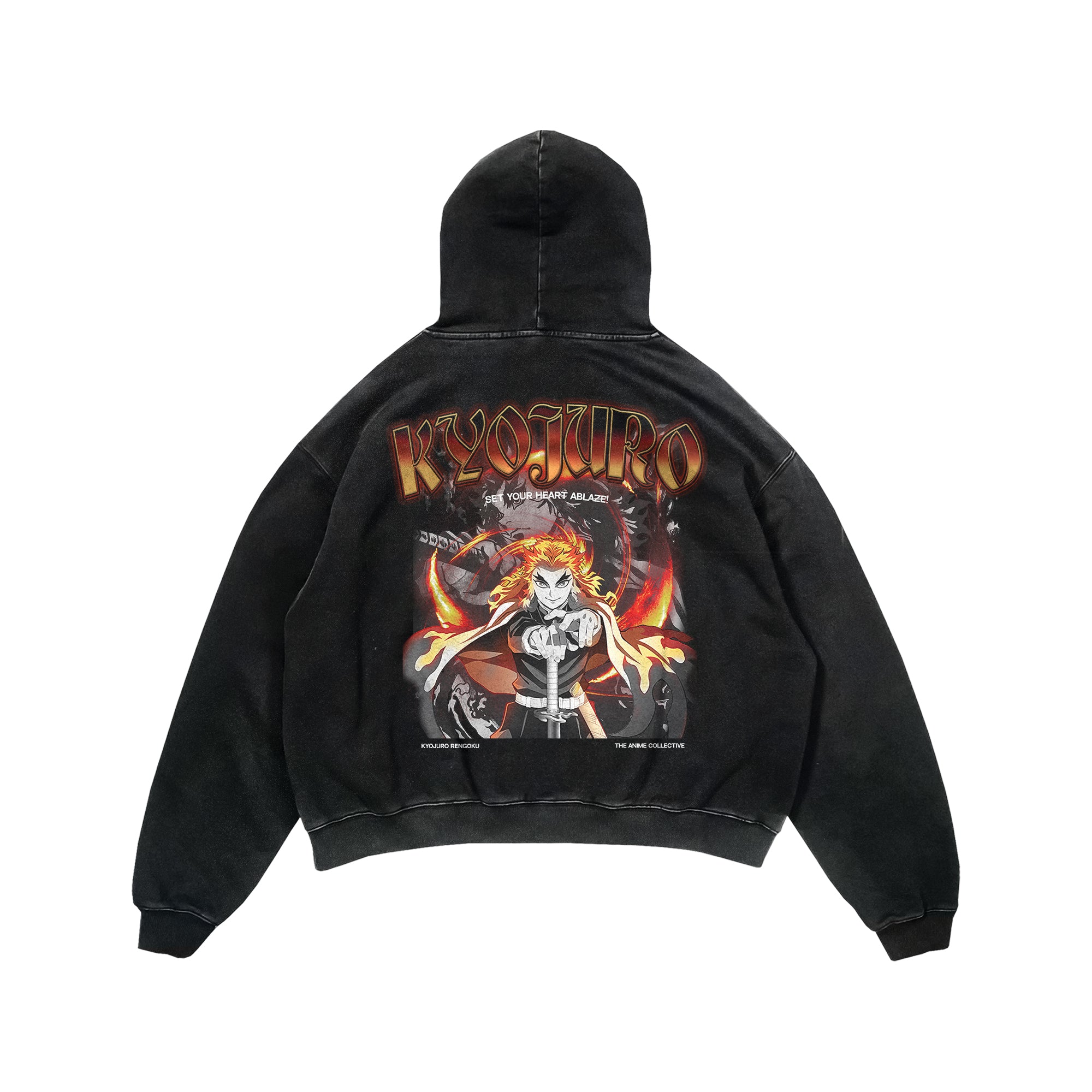 Kyojuro Rengoku Vintage Hoodie | Demon Slayer