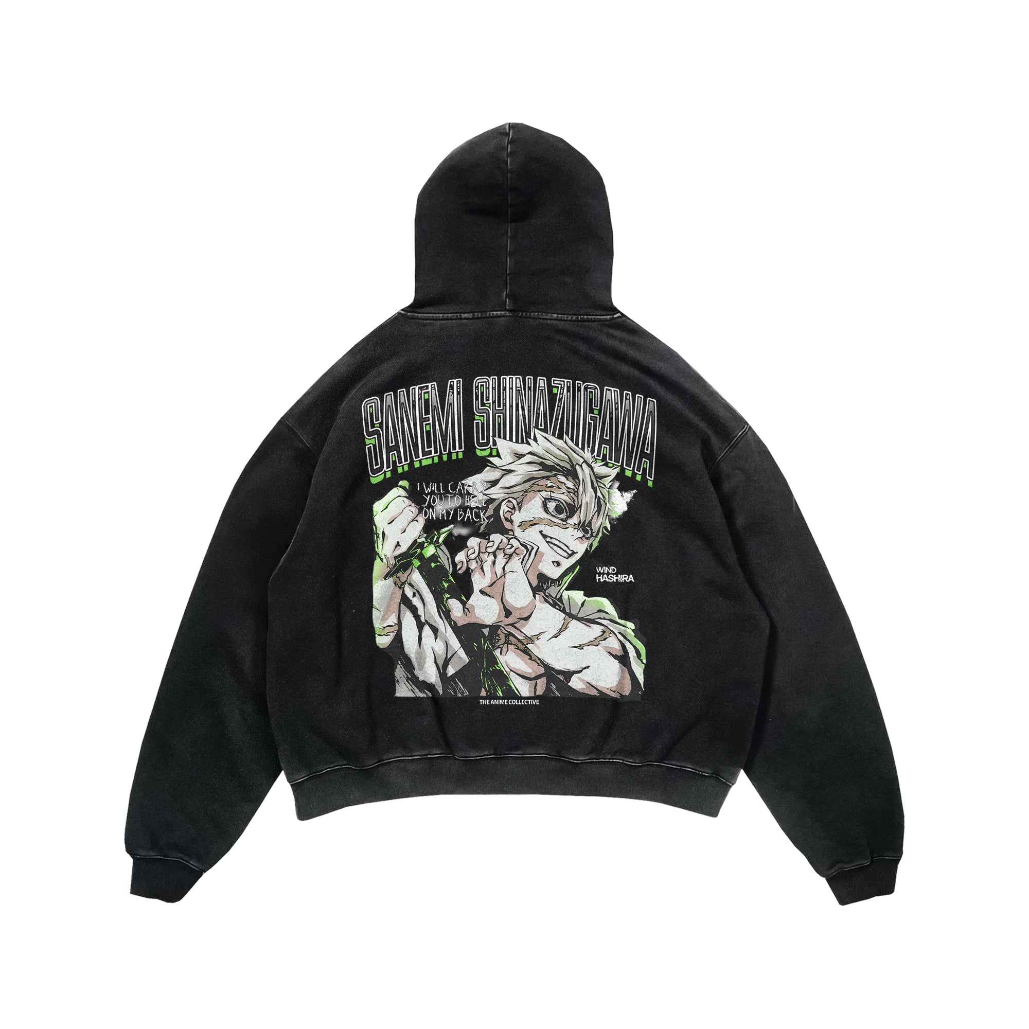 Sanemi Vintage Hoodie | Demon Slayer