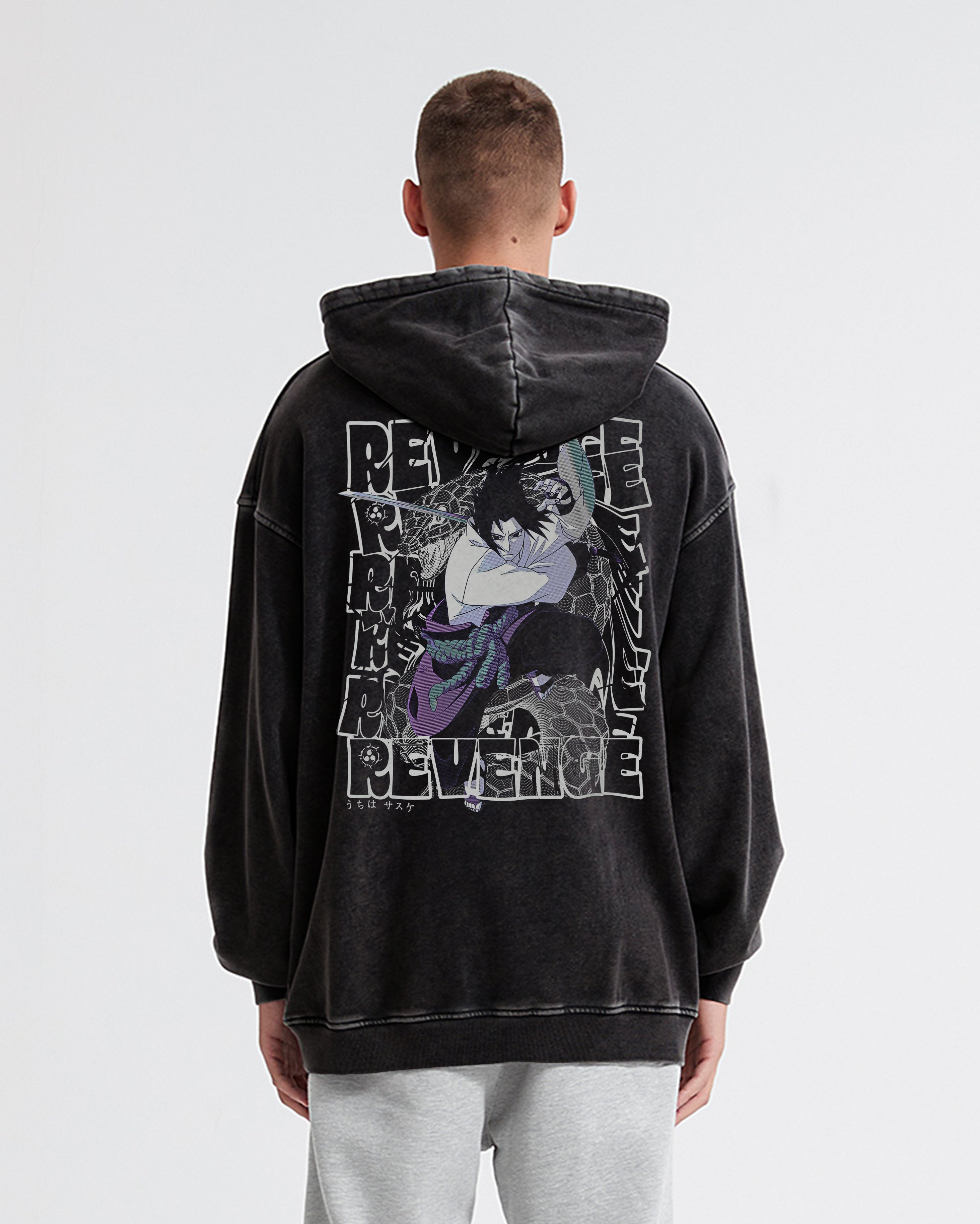 Sasuke Vintage Hoodie | Naruto