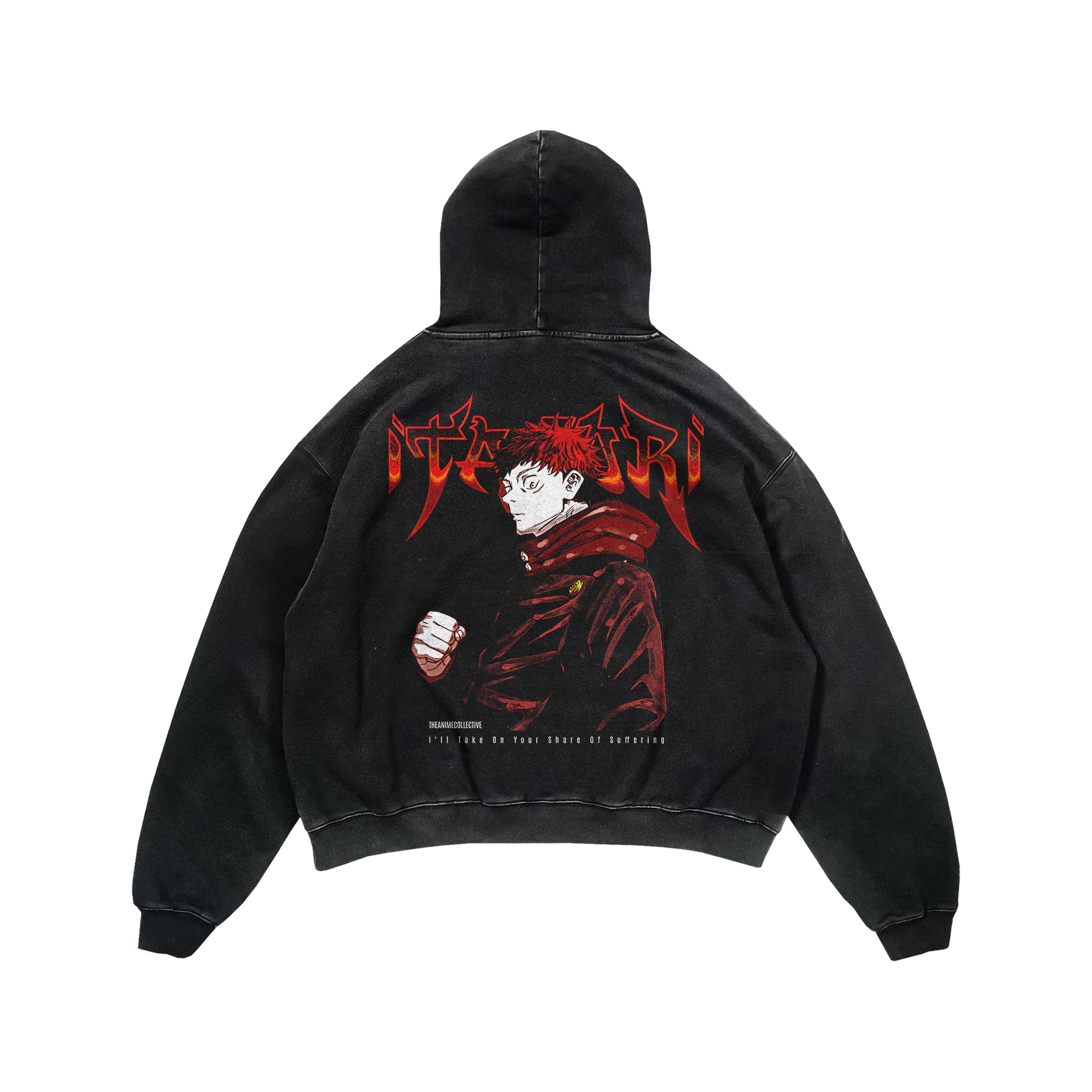 Yuji Vintage Hoodie | Jujutsu Kaisen