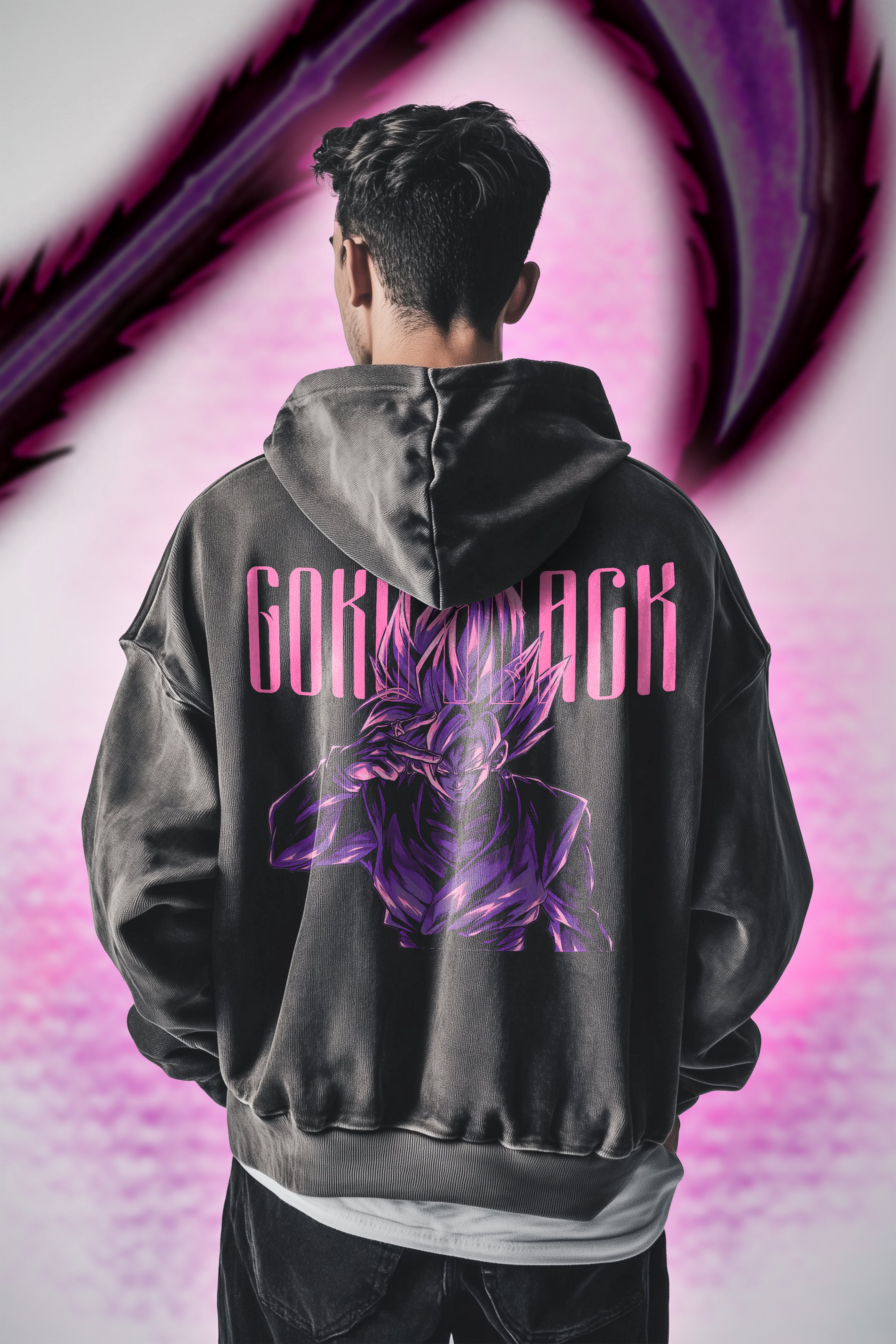 Goku Black Vintage Hoodie | Dragon Ball Super