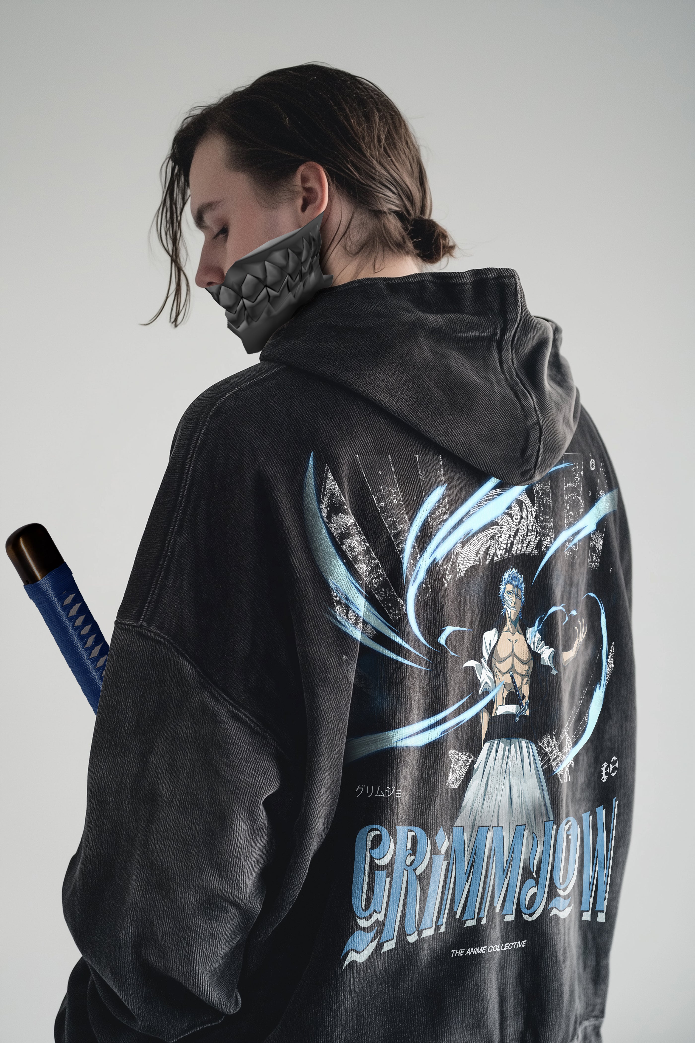 Grimmjow Vintage Hoodie | Bleach