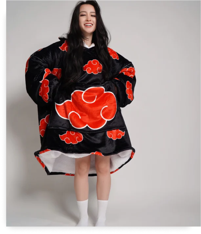 Red Cloud Blanket Hoodie