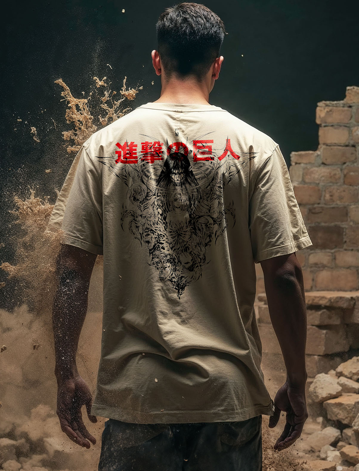 AoT 'Freedom' 2-Sided Vintage Tee