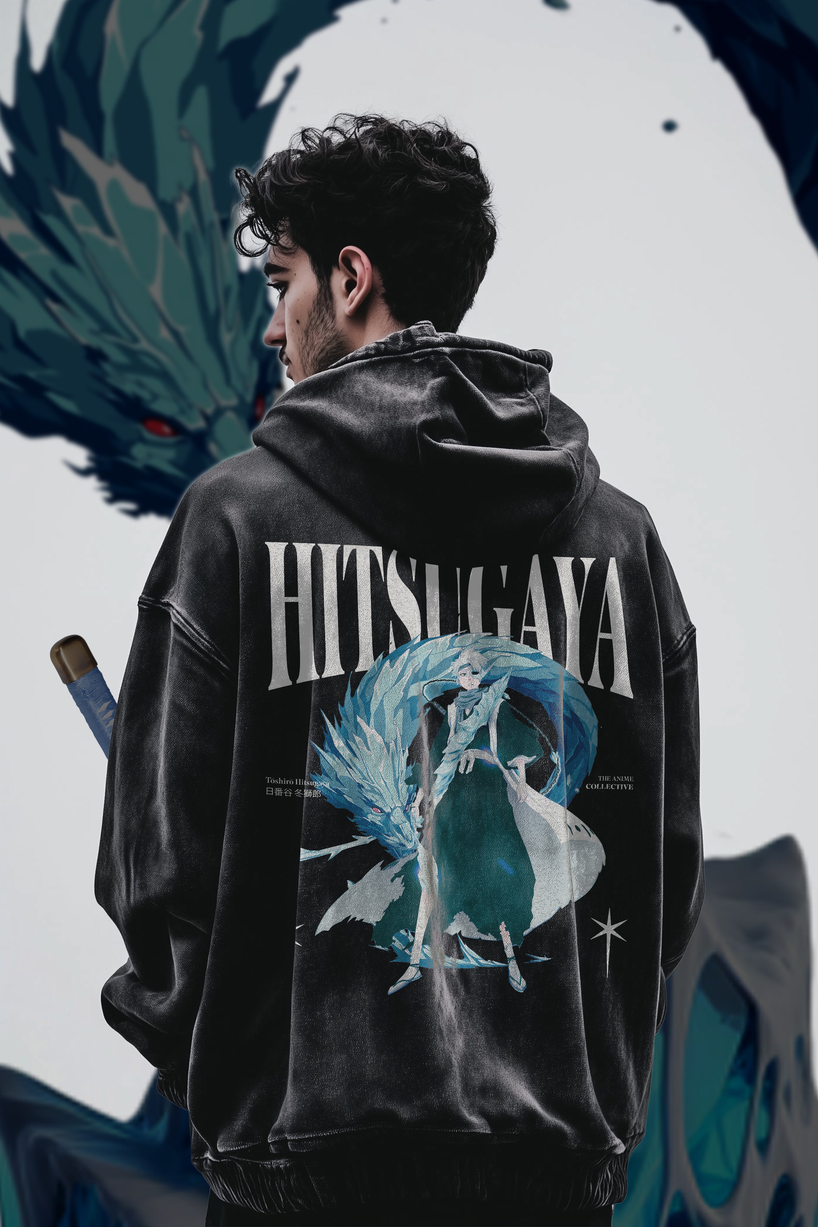 Hitsugaya Vintage Hoodie | Bleach