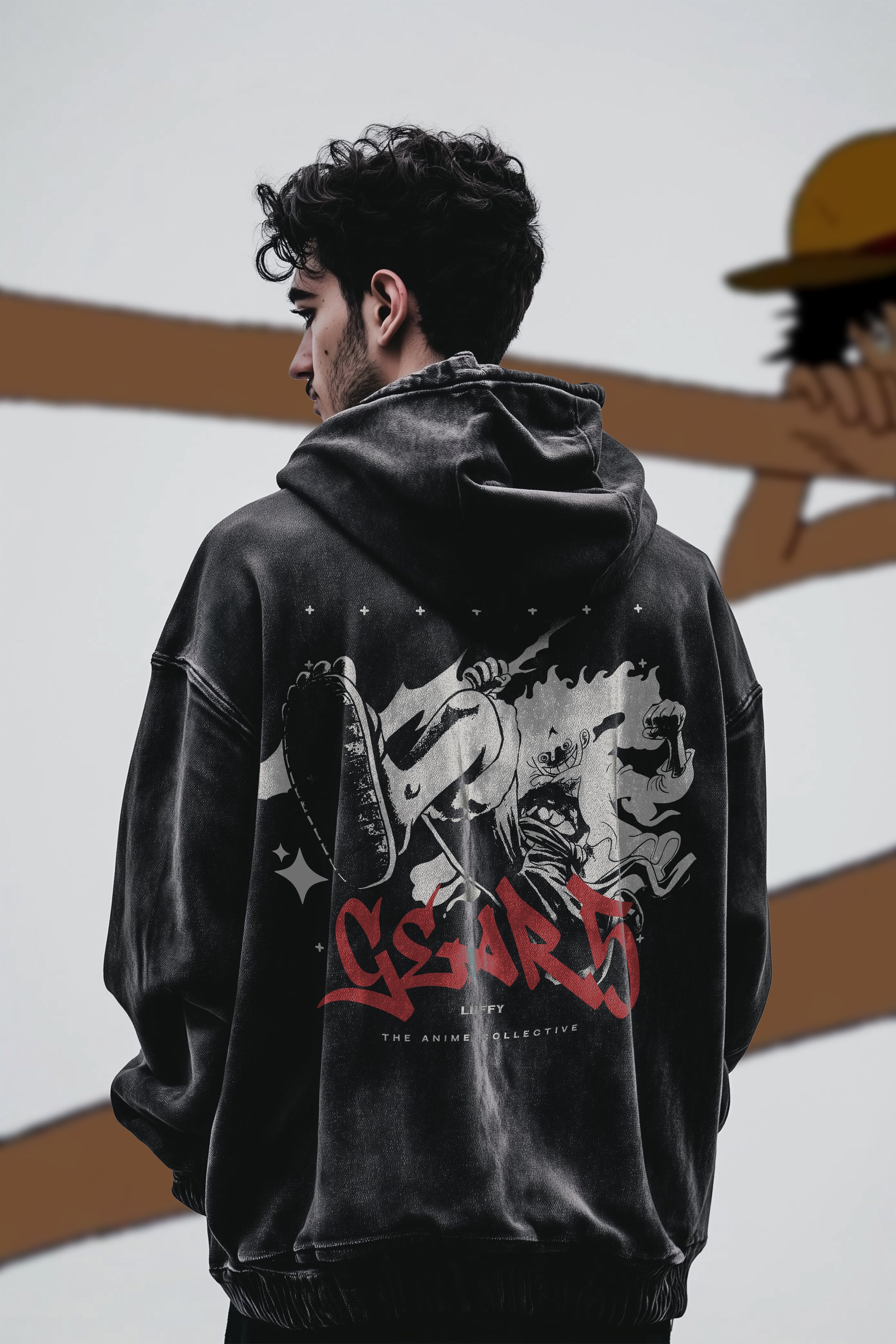 Luffy Vintage Hoodie | One Piece