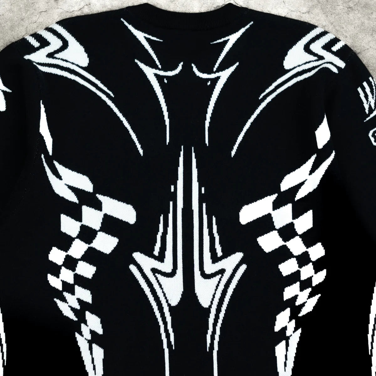 TRIBAL RACING KNITTED SWEATER