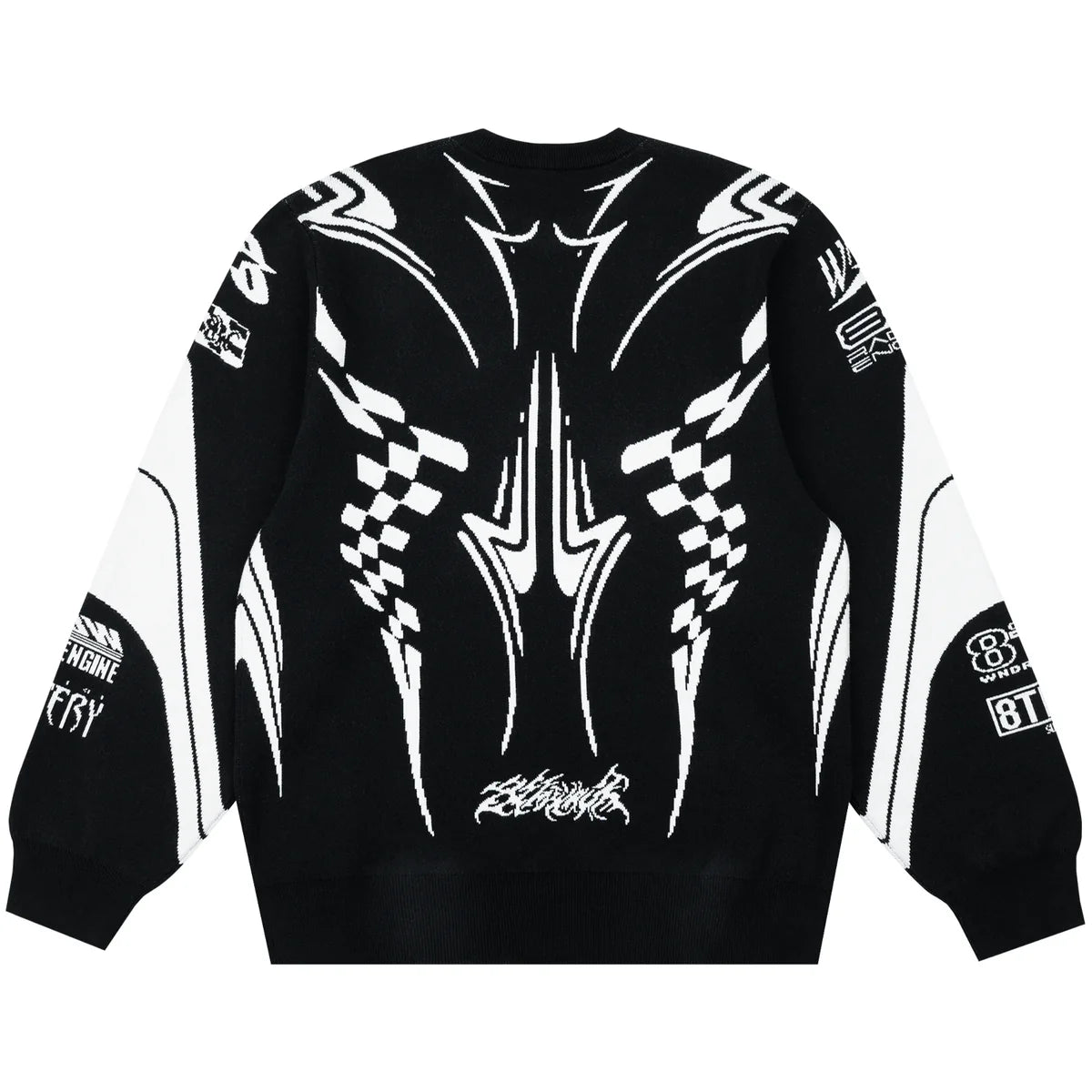 TRIBAL RACING KNITTED SWEATER