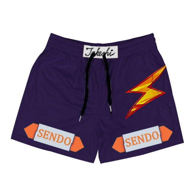 THE TIGER OF NANIWA MESH SHORTS