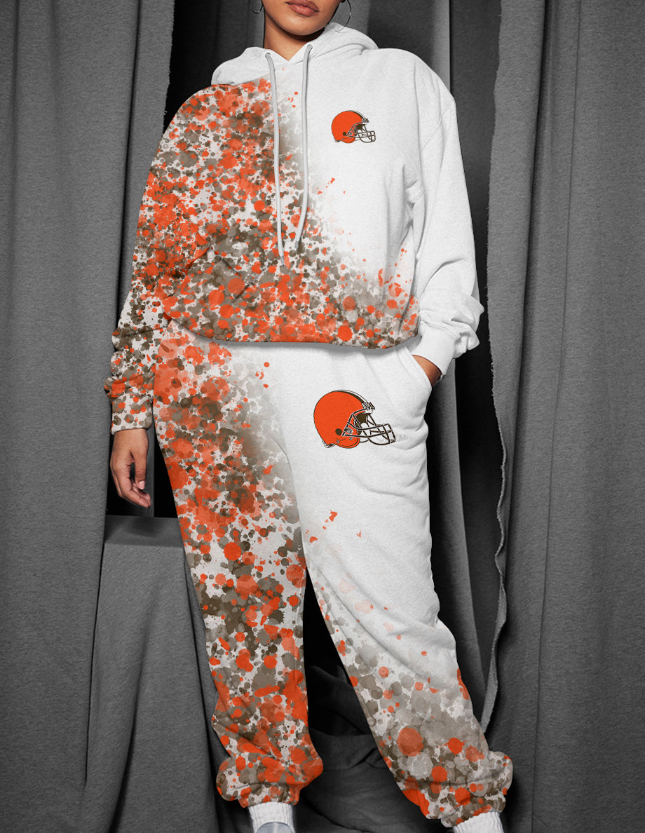 Cleveland Browns 3D Printed Pullover Hoodie And Sweatpant 2pcs Tracksuits