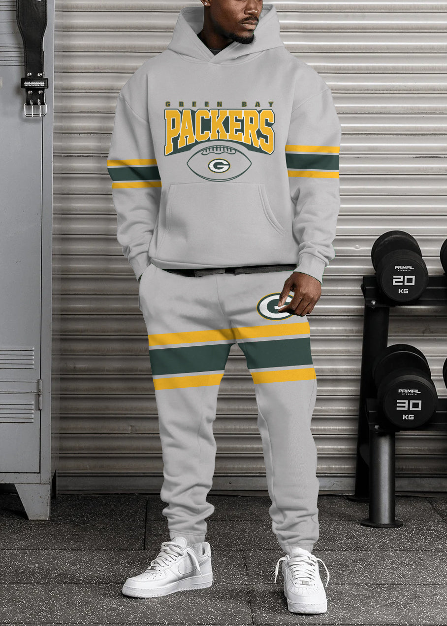 Green Bay Packers 3D Printed Pullover Hoodie And Sweatpant 2pcs Tracksuits