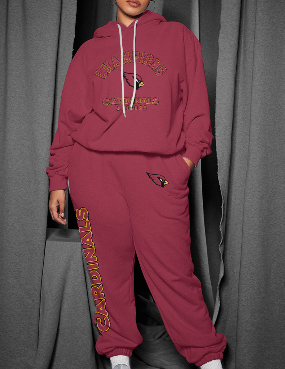 Arizona Cardinals 3D Printed Pullover Hoodie And Sweatpant 2pcs Tracksuits