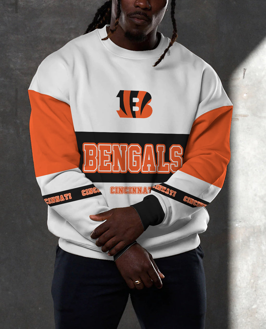 Cincinnati Bengals 3D Limited Edition Crew Neck sweatshirt