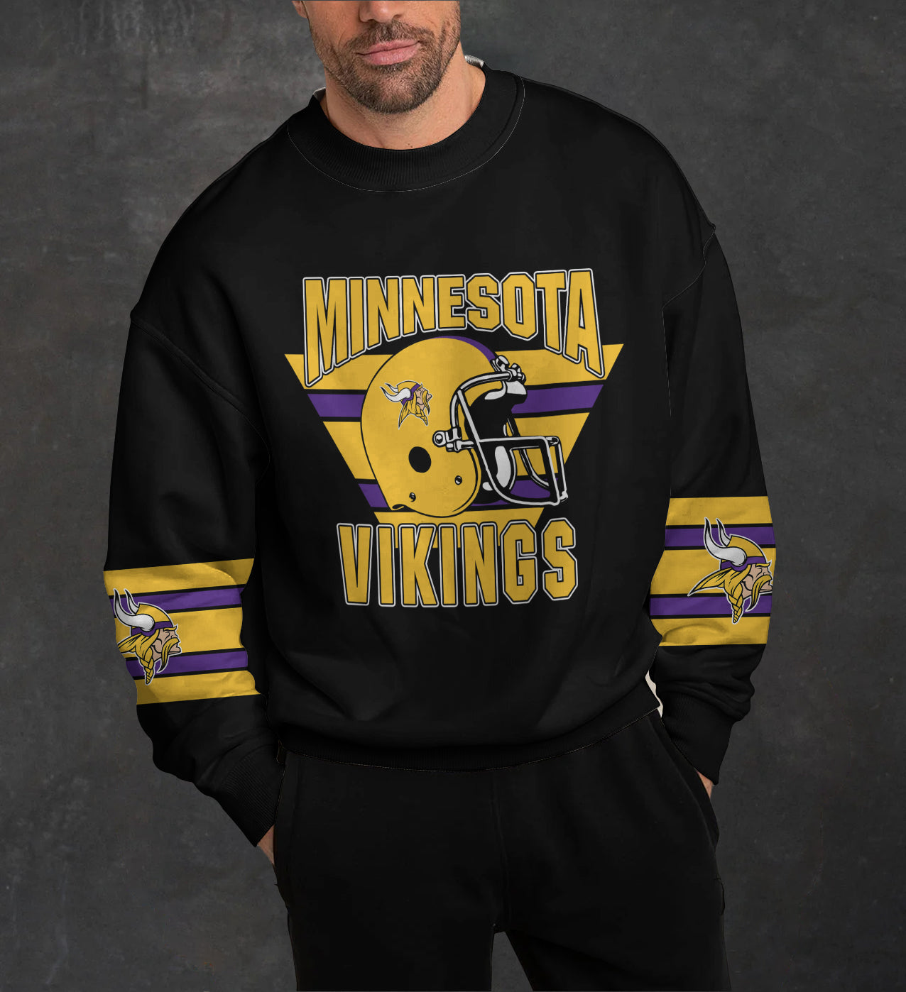 Minnesota Vikings 3D Limited Edition Crew Neck sweatshirt