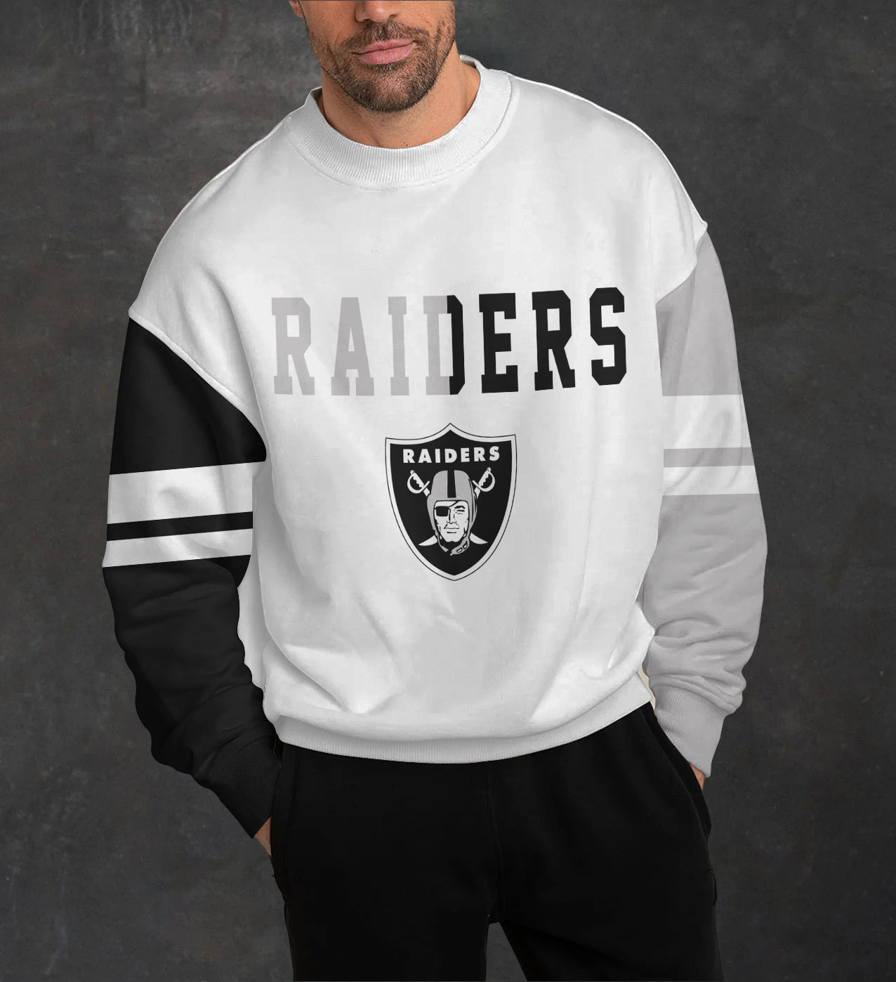 Las Vegas Raiders 3D Limited Edition Crew Neck sweatshirt