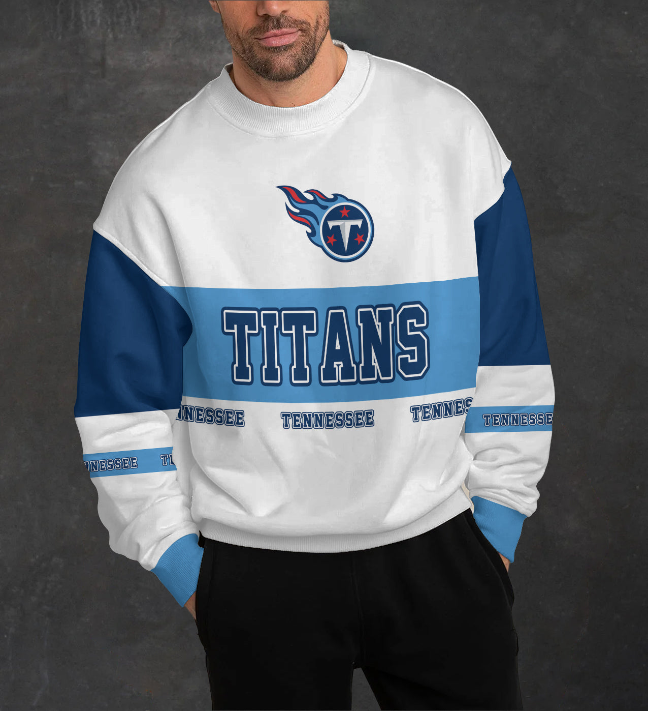 Tennessee Titans 3D Limited Edition Crew Neck sweatshirt