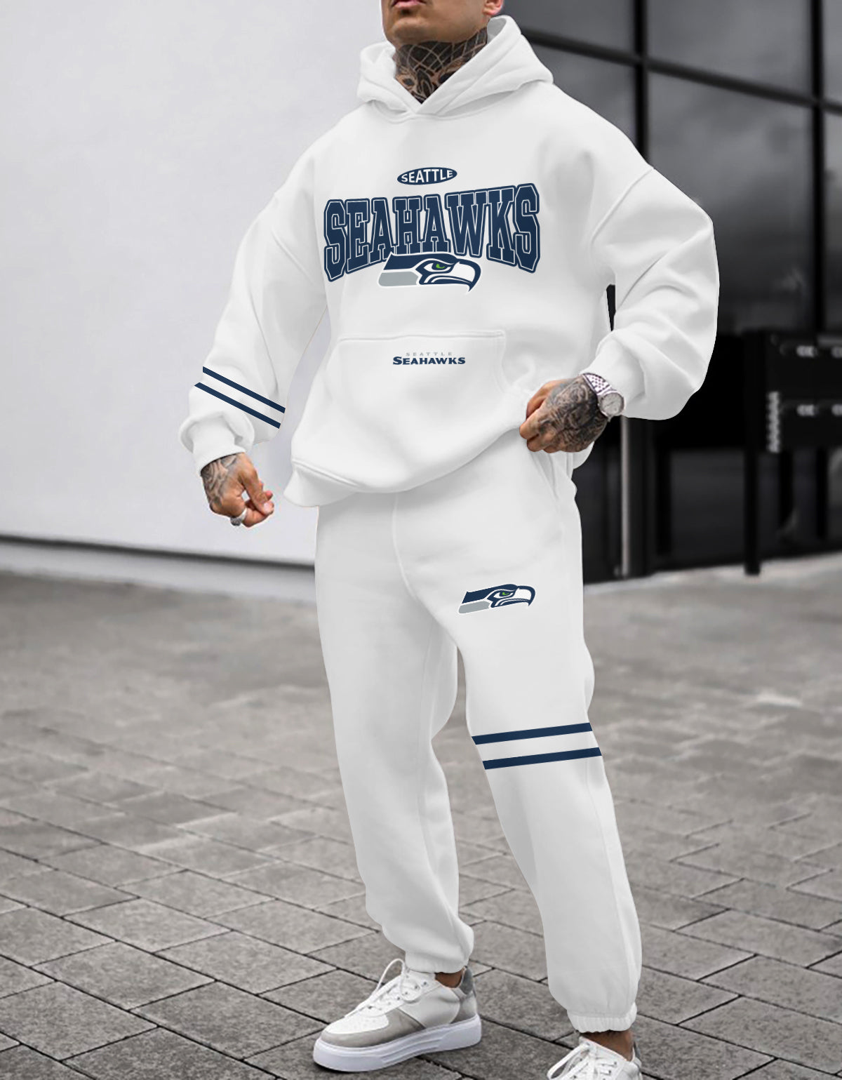 Seattle Seahawks 3D Printed Pullover Hoodie And Sweatpant 2pcs Tracksuits