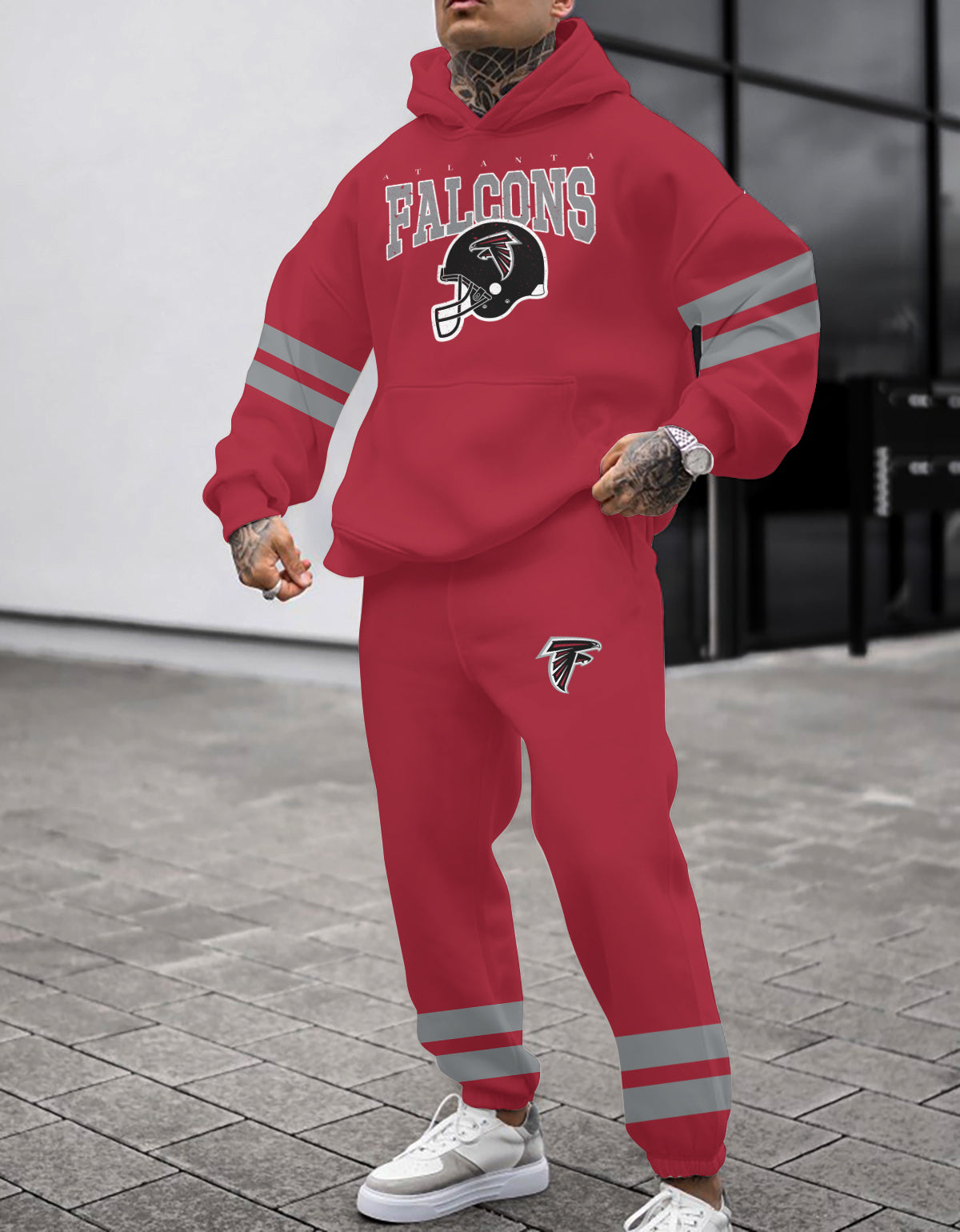 Atlanta Falcons 3D Printed Pullover Hoodie And Sweatpant 2pcs Tracksuits
