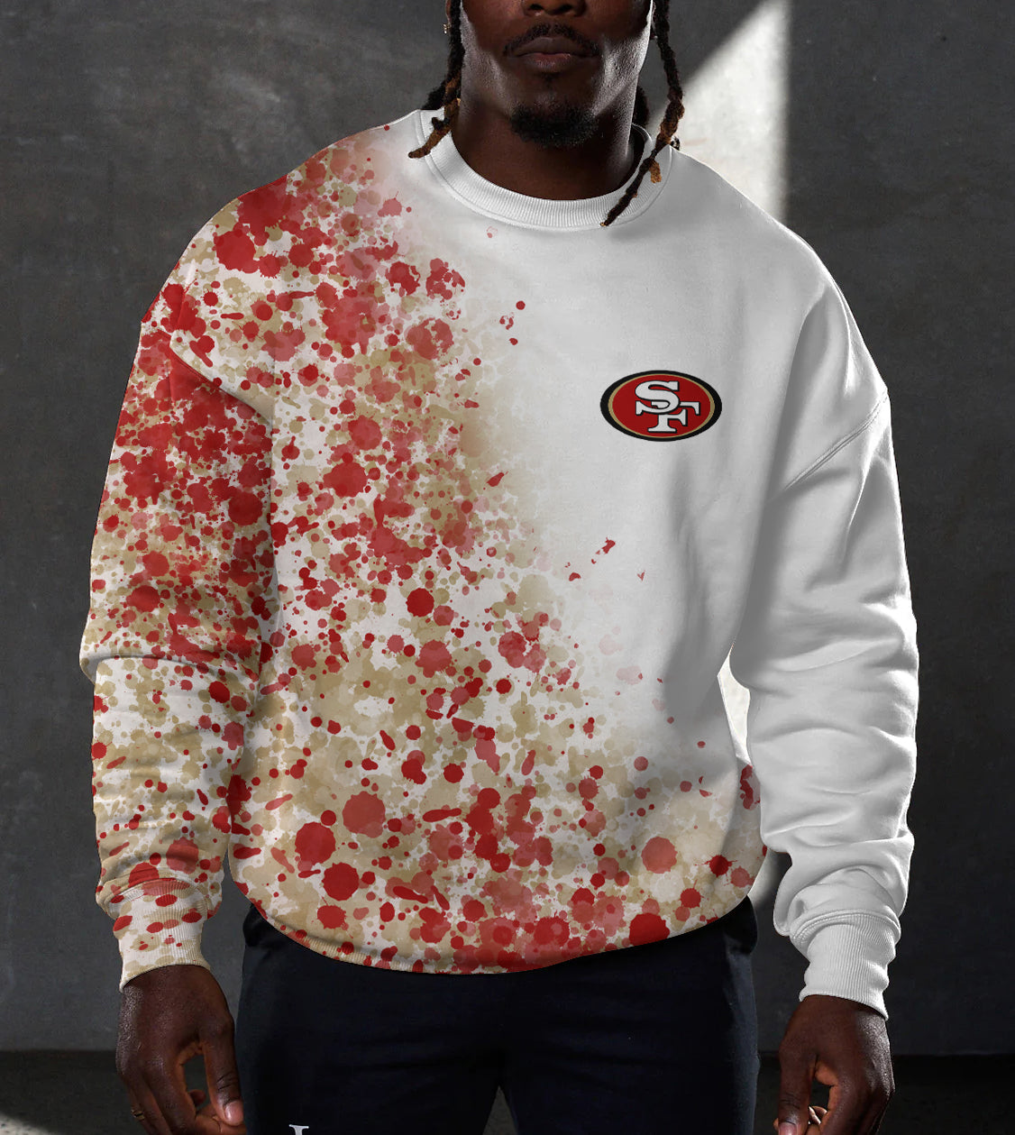 San Francisco 49ers 3D Limited Edition Crew Neck sweatshirt
