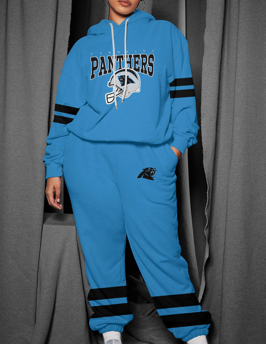 Carolina Panthers 3D Printed Pullover Hoodie And Sweatpant 2pcs Tracksuits