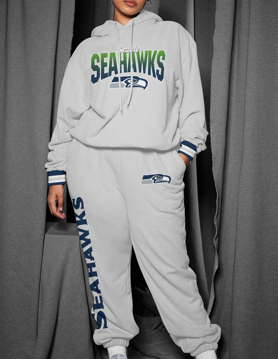 复制Seattle Seahawks 3D Printed Pullover Hoodie And Sweatpant 2pcs Tracksuits