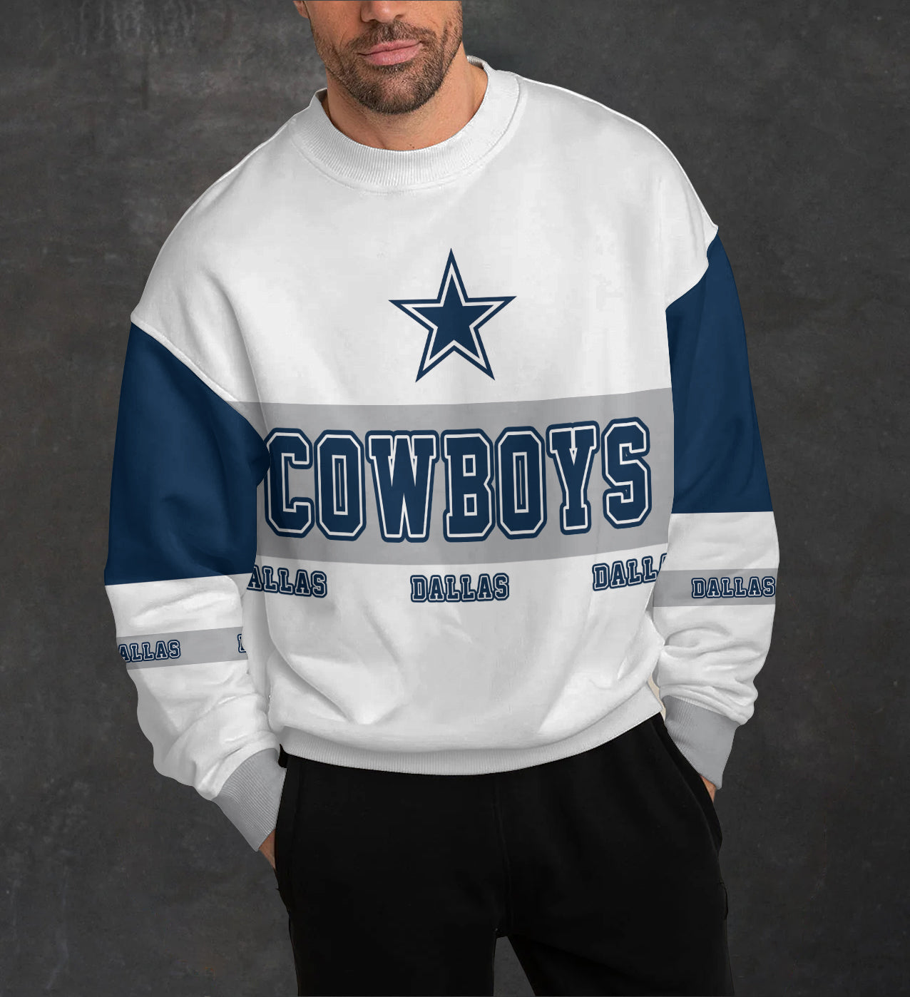 Dallas Cowboys 3D Limited Edition Crew Neck sweatshirt