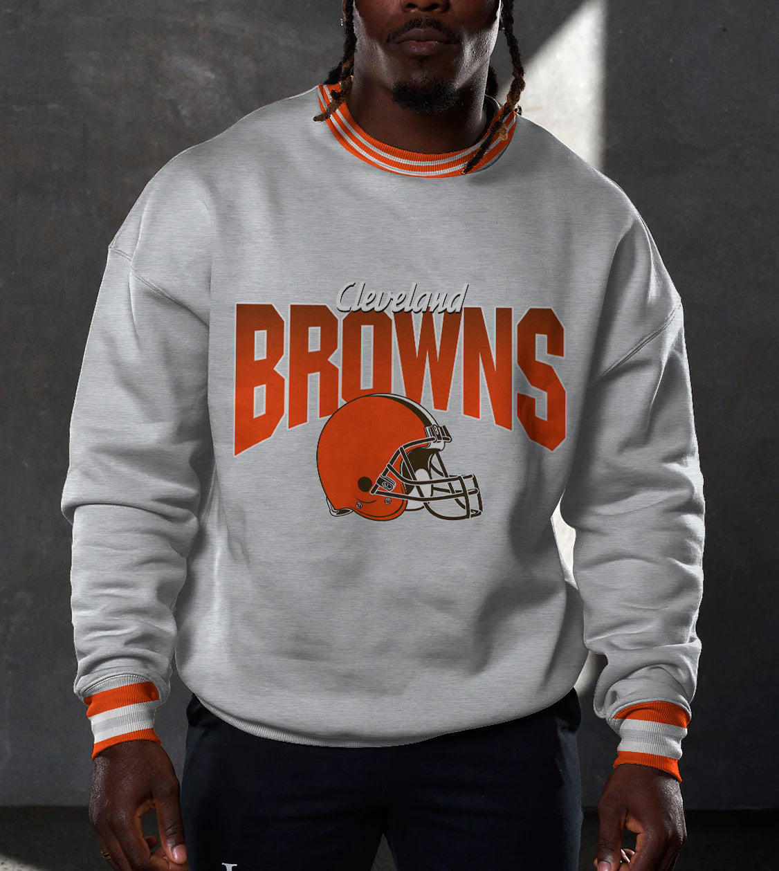 Cleveland Browns 3D Limited Edition Crew Neck sweatshirt