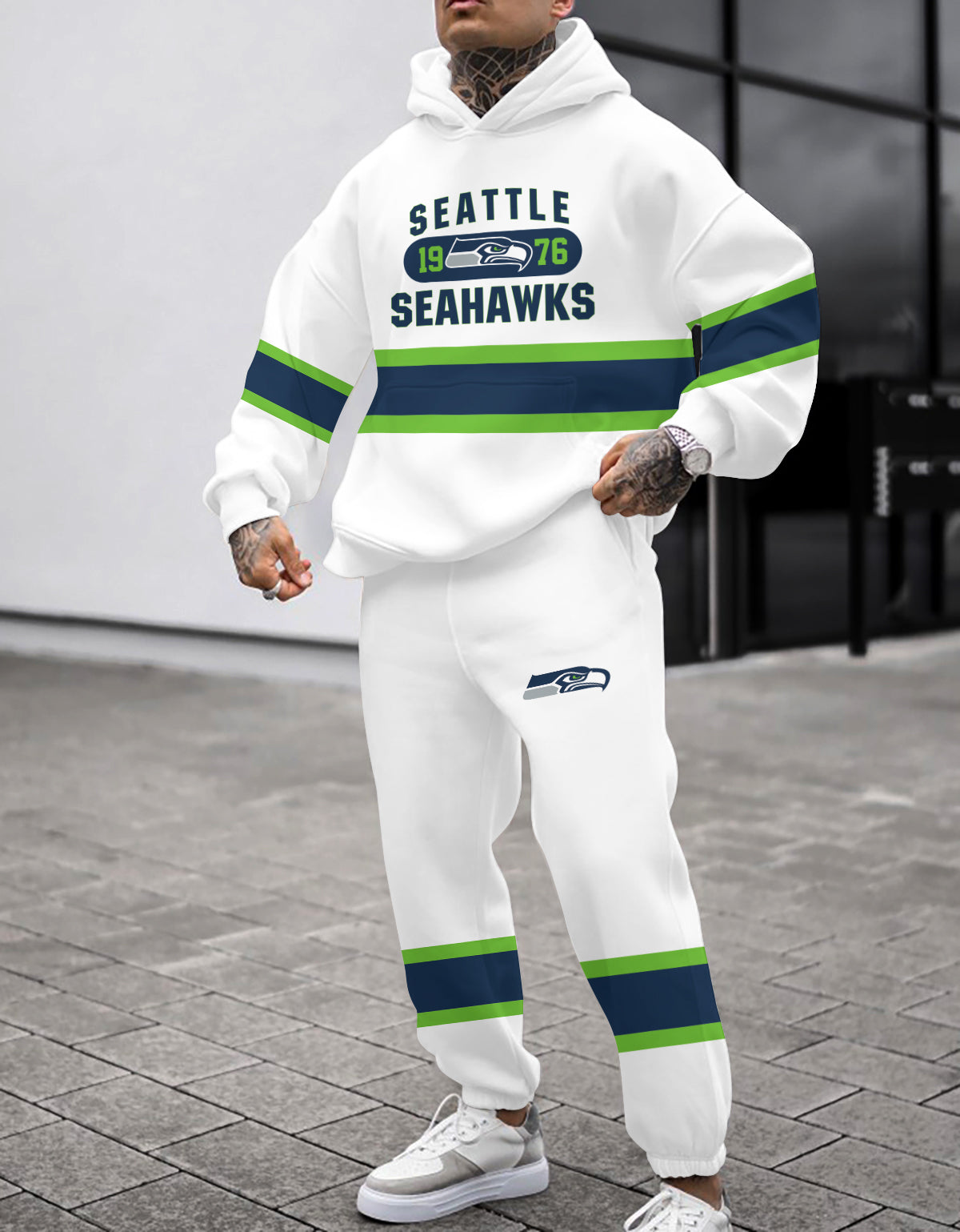 Seattle Seahawks 3D Printed Pullover Hoodie And Sweatpant 2pcs Tracksuits