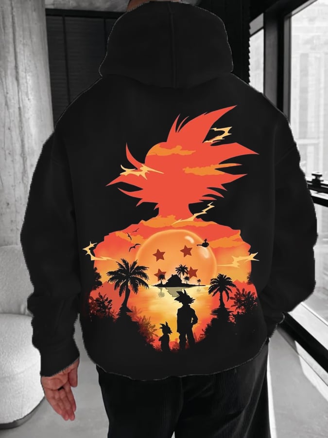 Men's Stylish Comic Hoodie