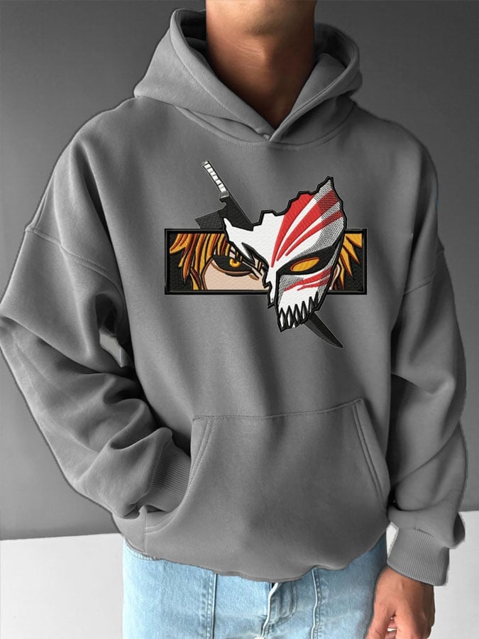 Men's Stylish Comic Print Hoodie