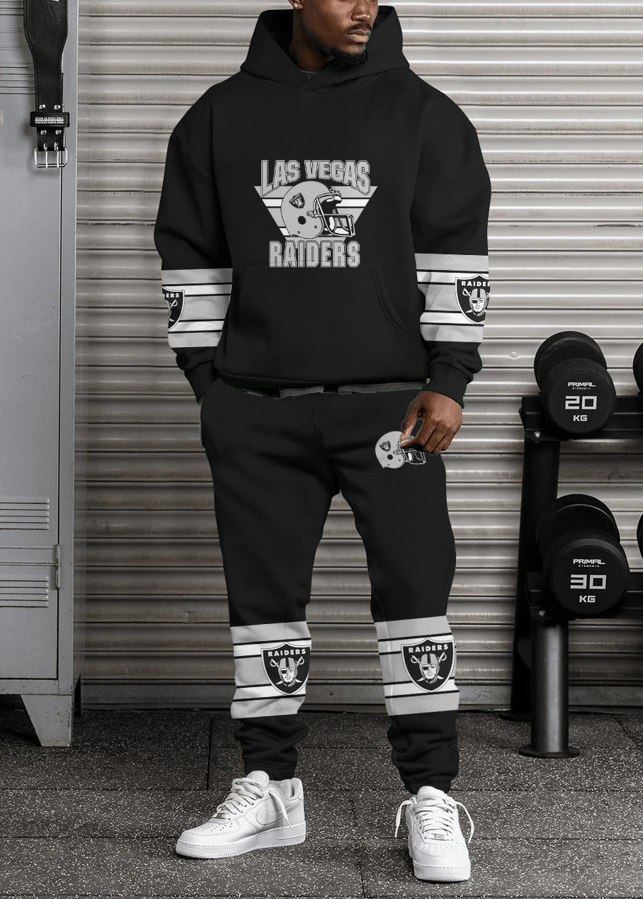 Las Vegas Raiders 3D Printed Pullover Hoodie And Sweatpant 2pcs Tracksuits