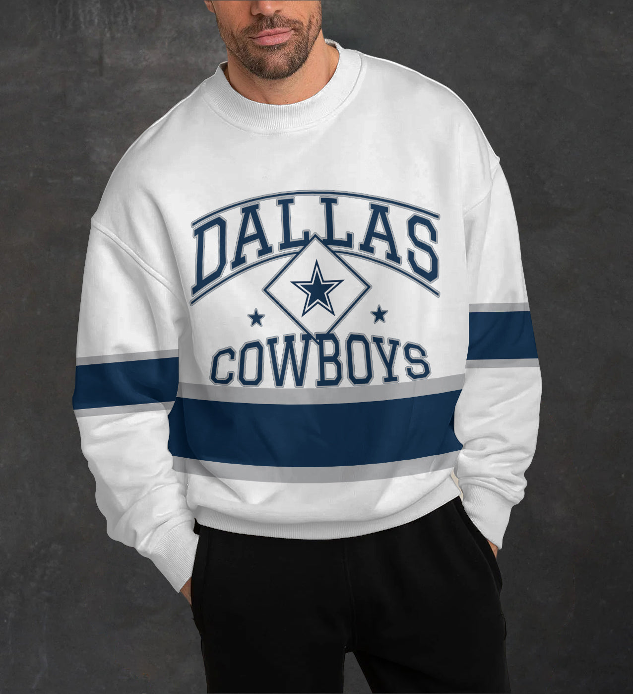 Dallas Cowboys 3D Limited Edition Crew Neck sweatshirt