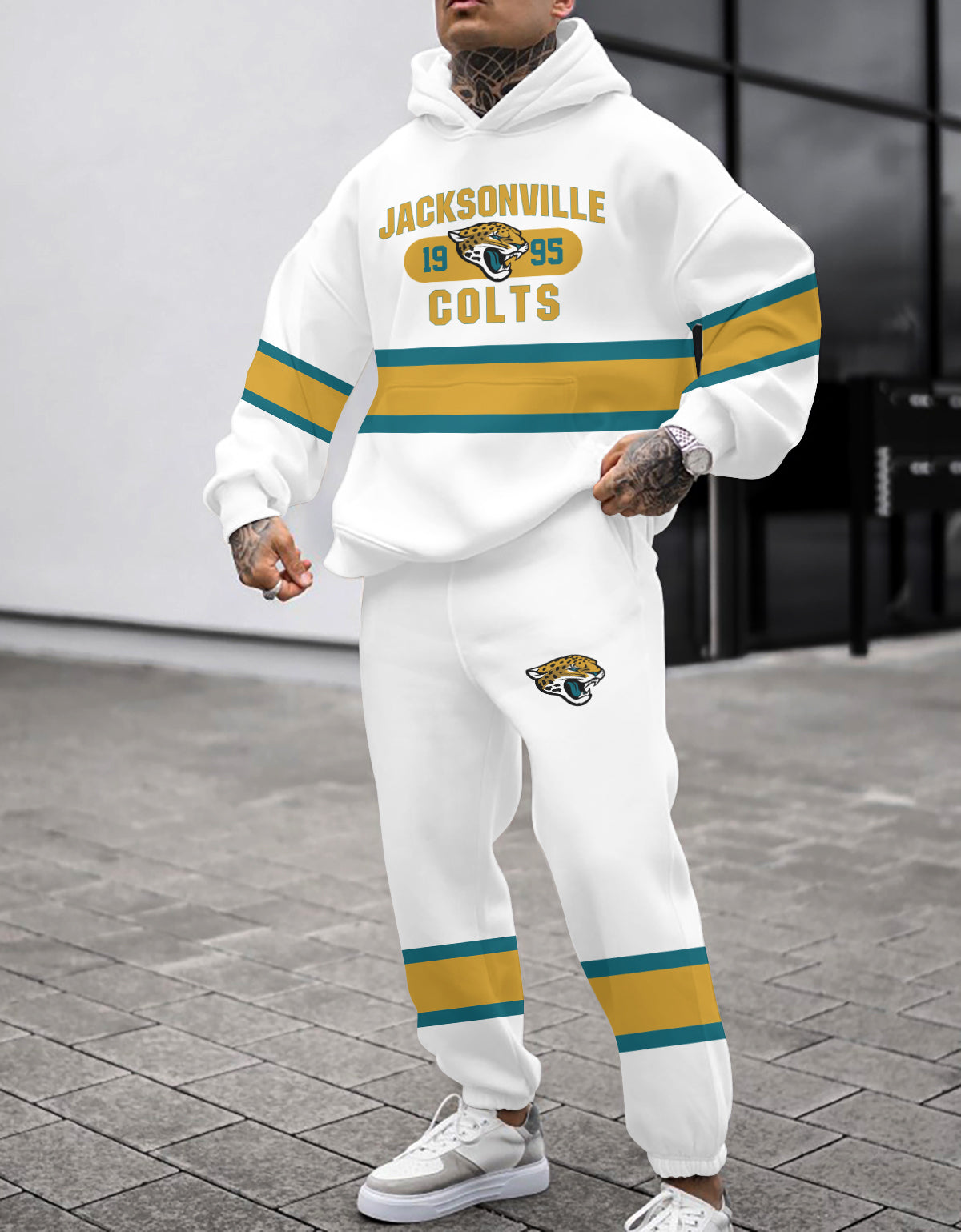 Jacksonville Jaguars 3D Printed Pullover Hoodie And Sweatpant 2pcs Tracksuits