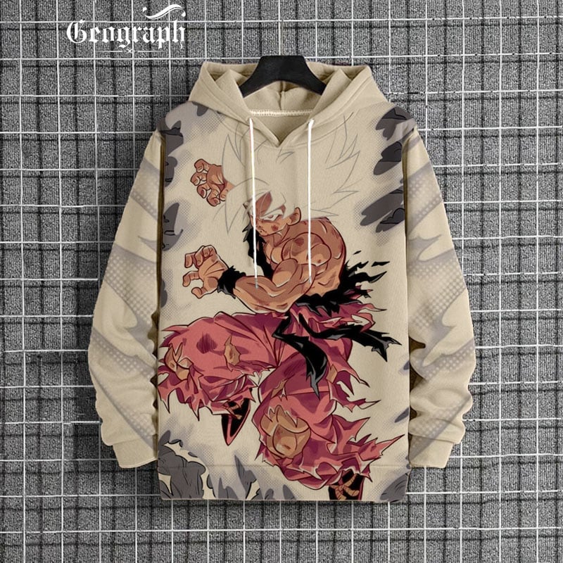 Men's Fashion Printed Casual Hoodie