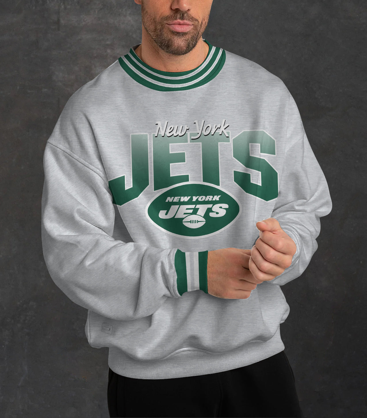 New York Jets 3D Limited Edition Crew Neck sweatshirt
