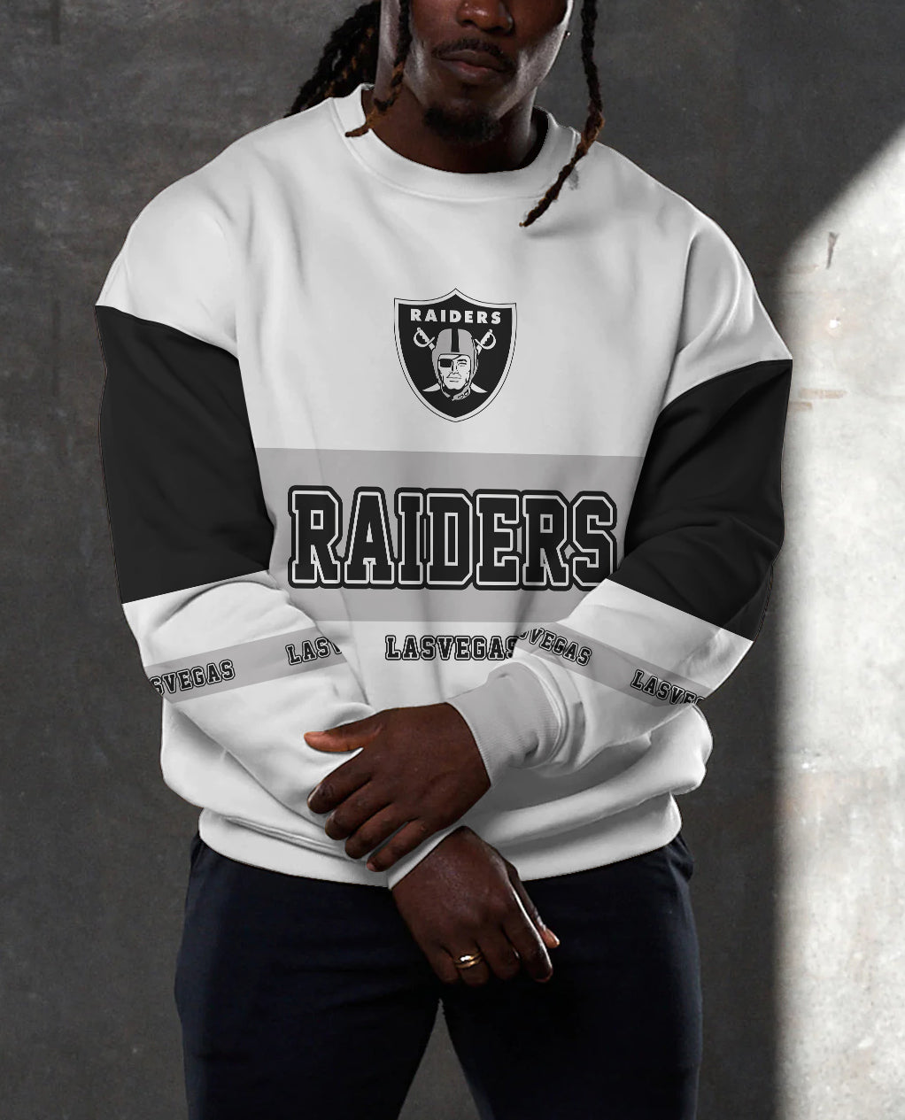 Las Vegas Raiders 3D Limited Edition Crew Neck sweatshirt