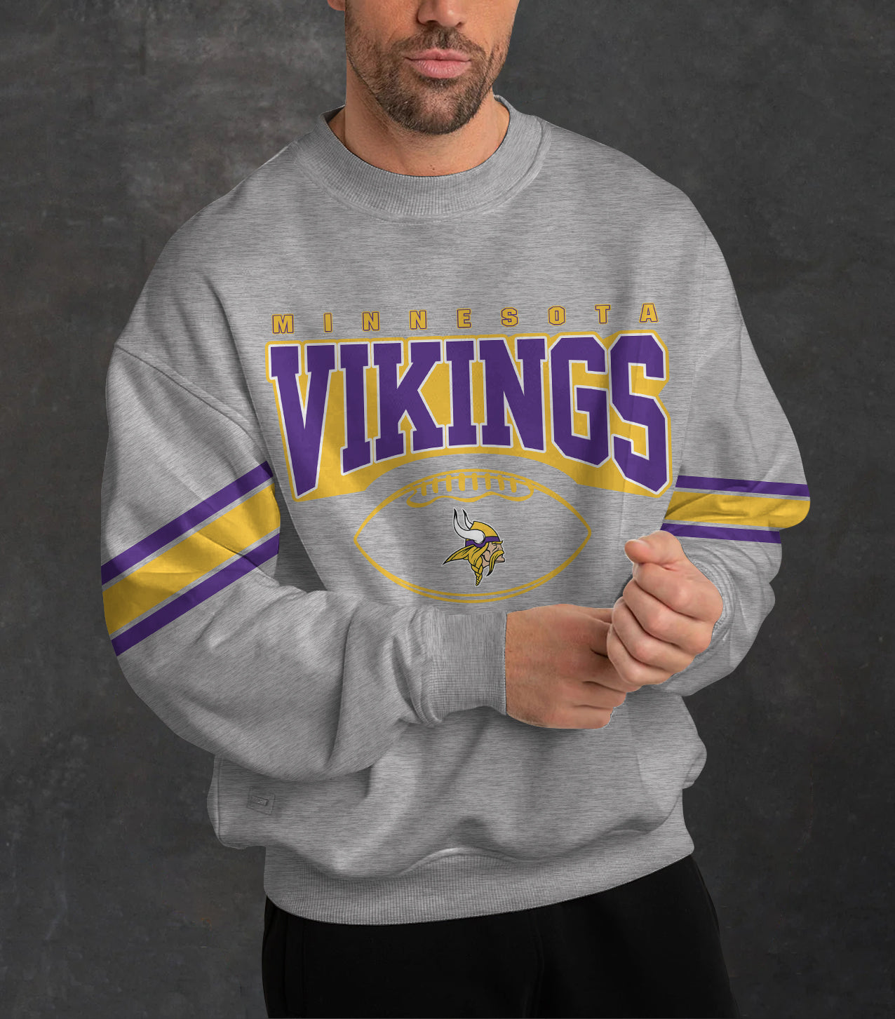 Minnesota Vikings 3D Limited Edition Crew Neck sweatshirt