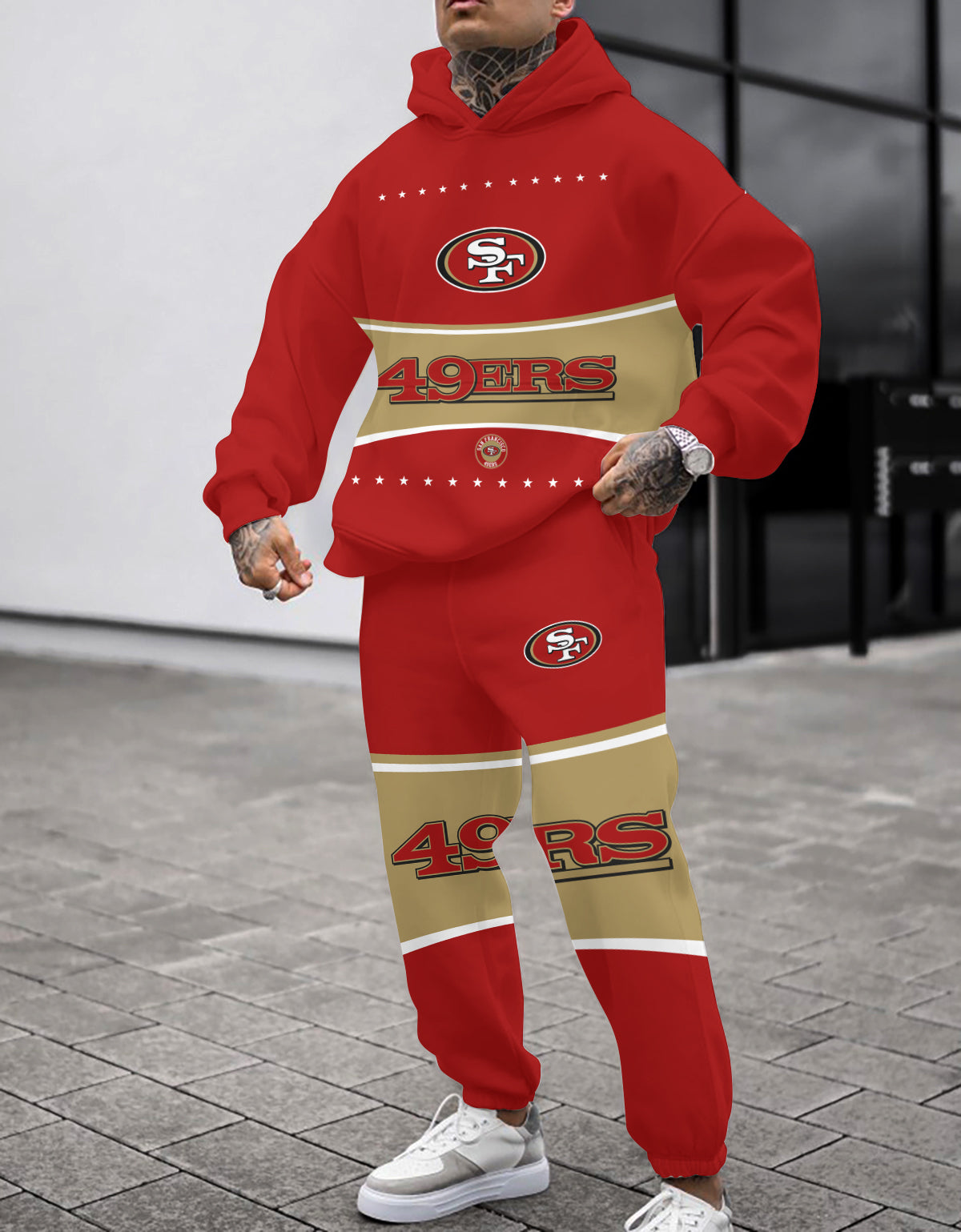 San Francisco 49ers 3D Printed Pullover Hoodie And Sweatpant 2pcs Tracksuits