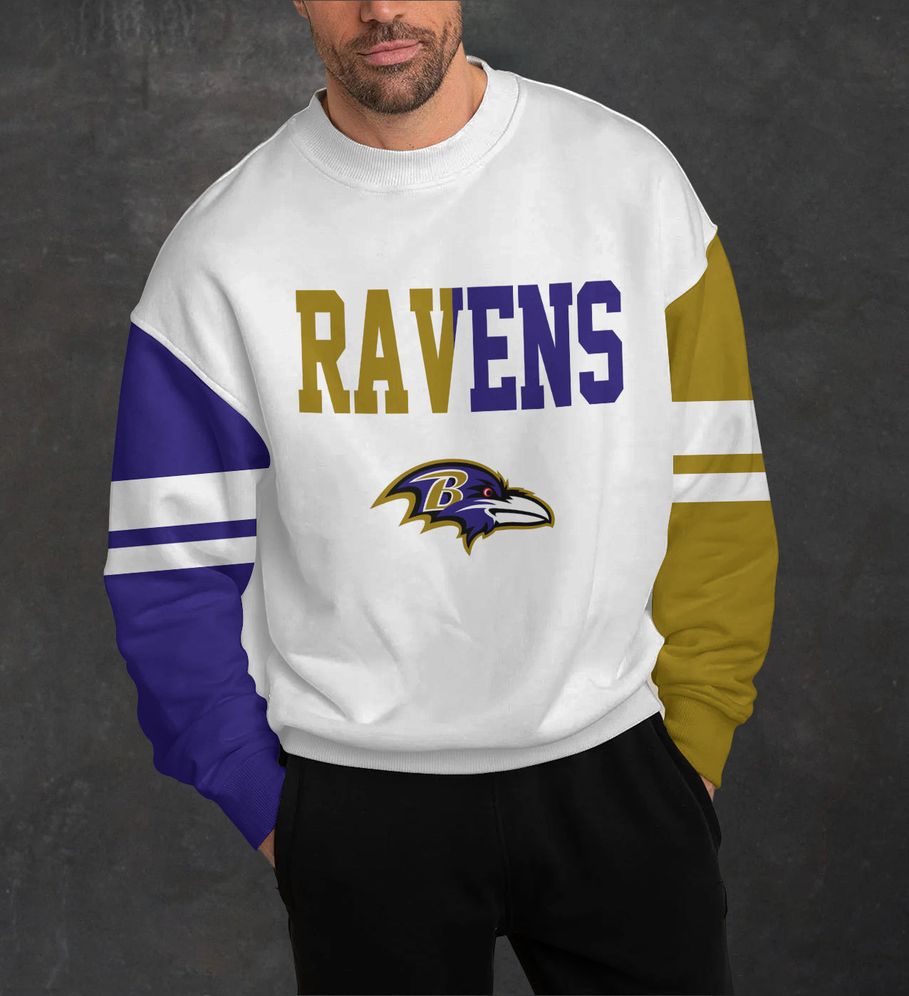 Baltimore Ravens 3D Limited Edition Crew Neck sweatshirt