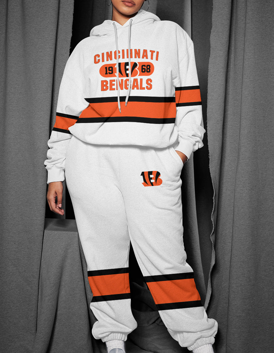 Cincinnati Bengals 3D Printed Pullover Hoodie And Sweatpant 2pcs Tracksuits