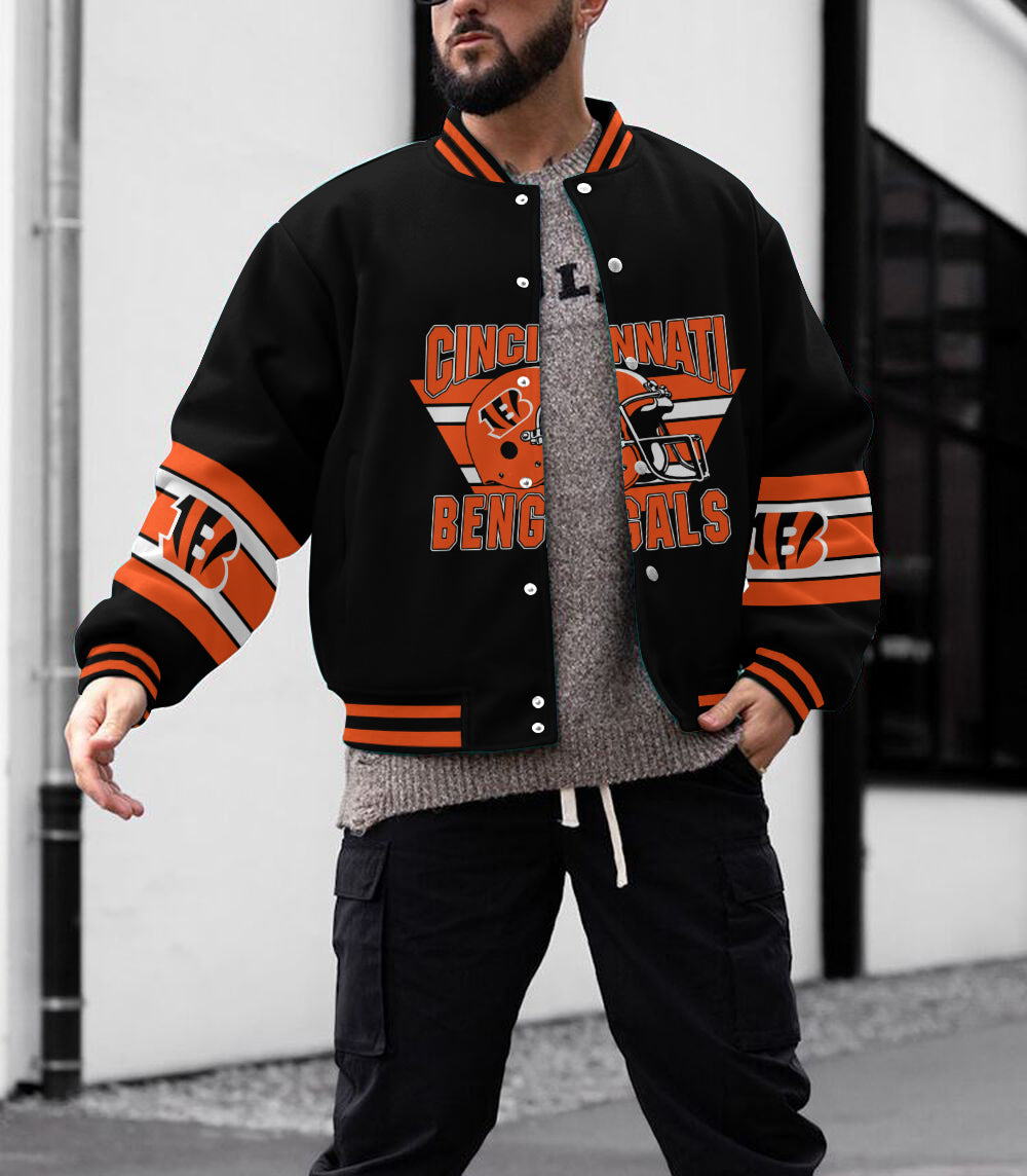 Cincinnati Bengals  Men's Limited Edition Full-Snap Casual Jacket